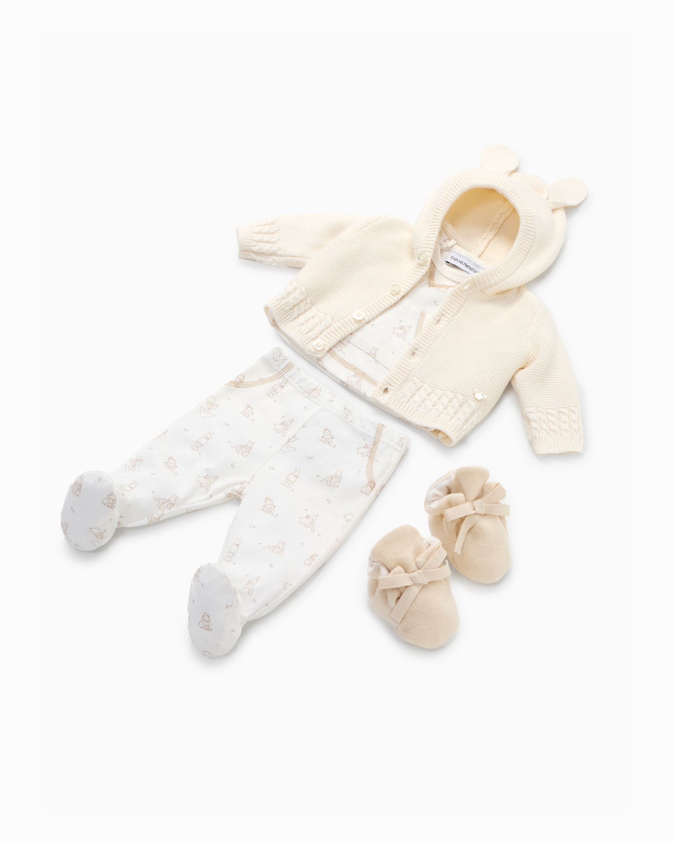 Funny winter sweatshirt and trousers set Slide 3