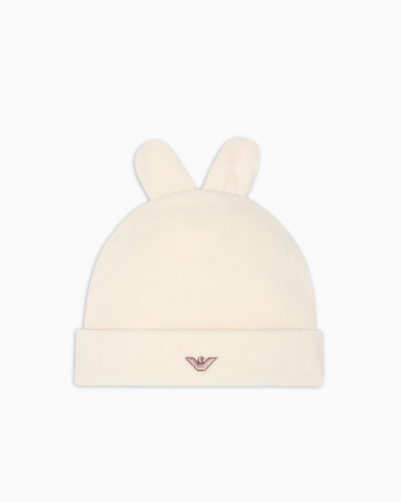 Soft bear fabric beanie with ears Slide 0