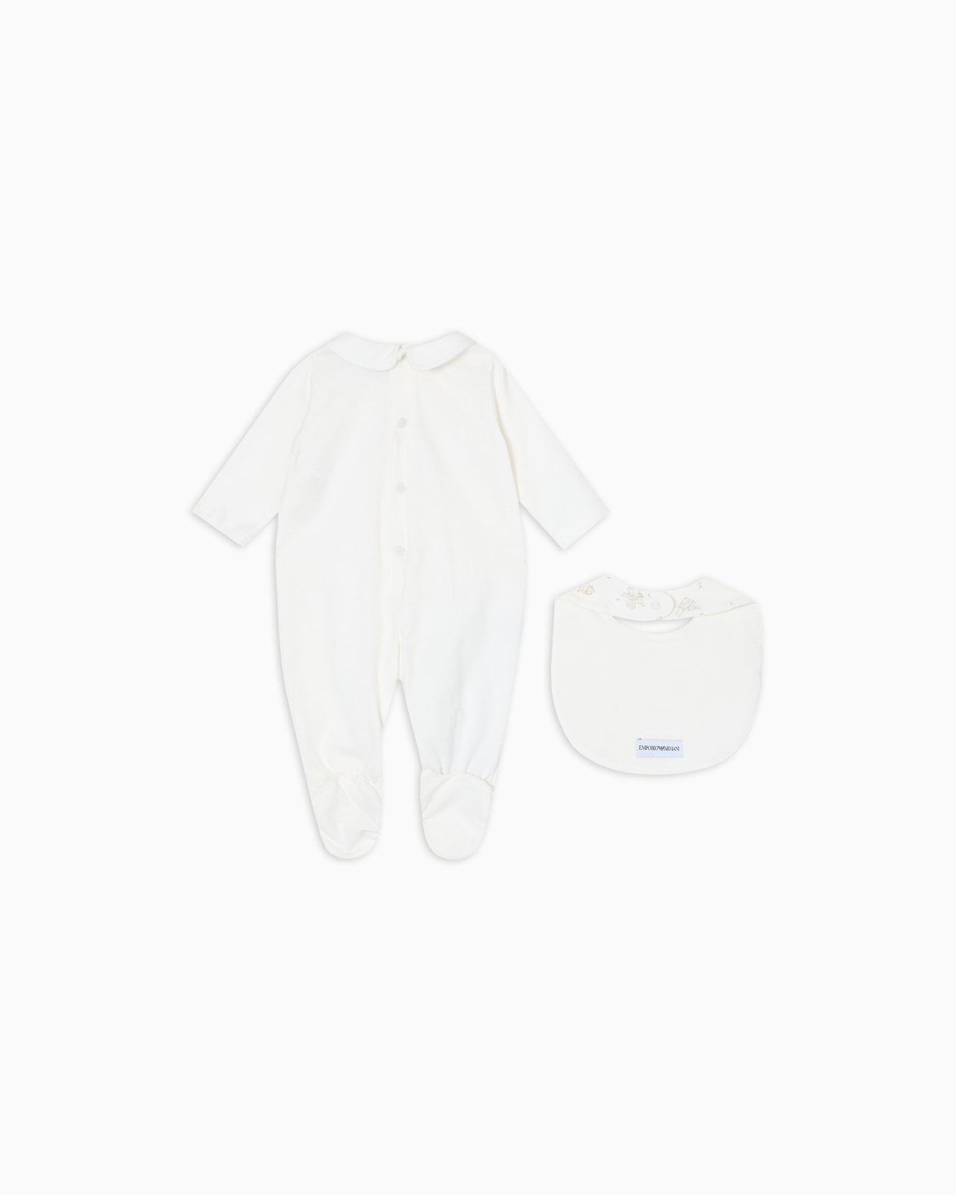 Funny winter onesie and bib set Slide 2