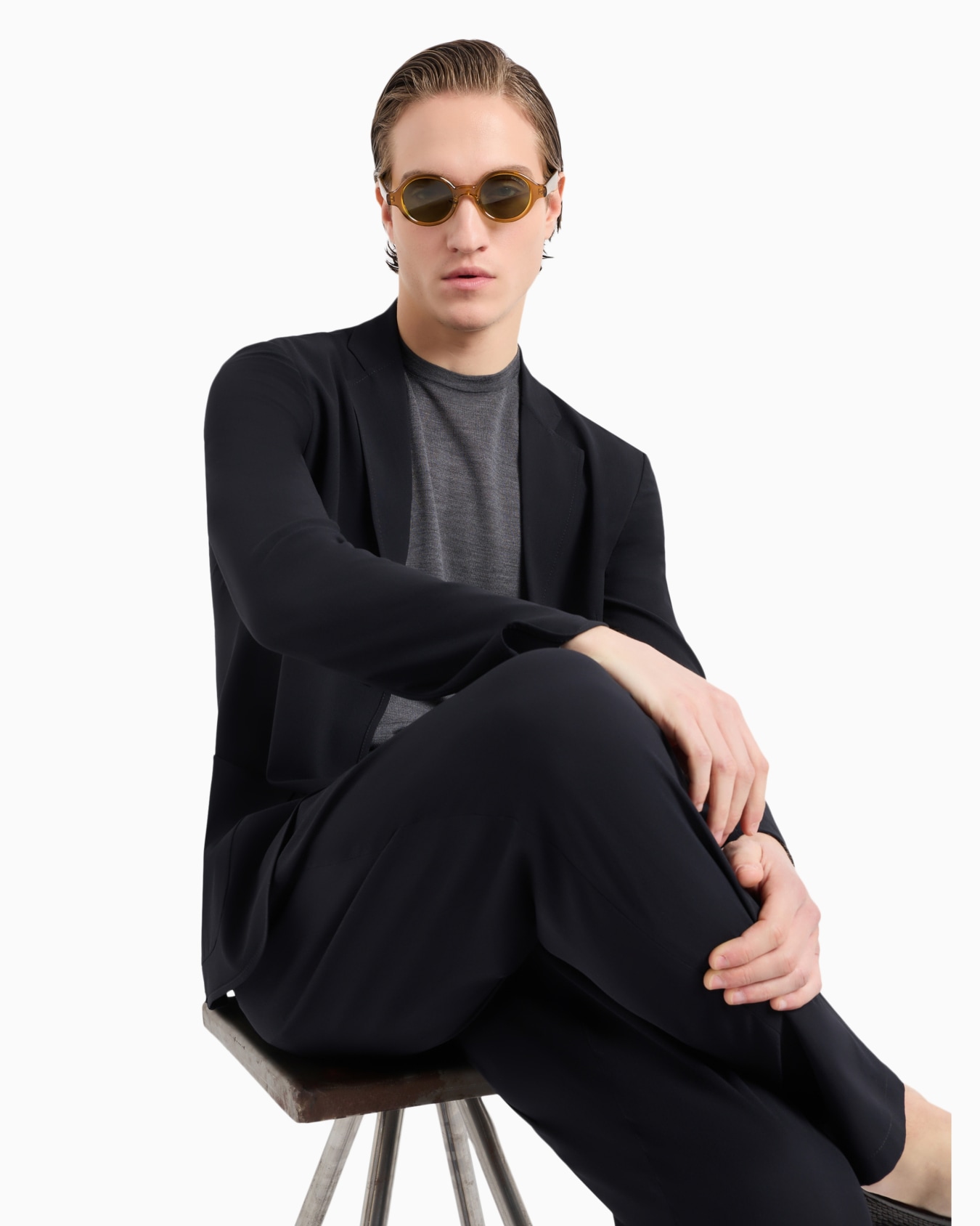 Single-breasted, virgin-wool jacket Slide 4