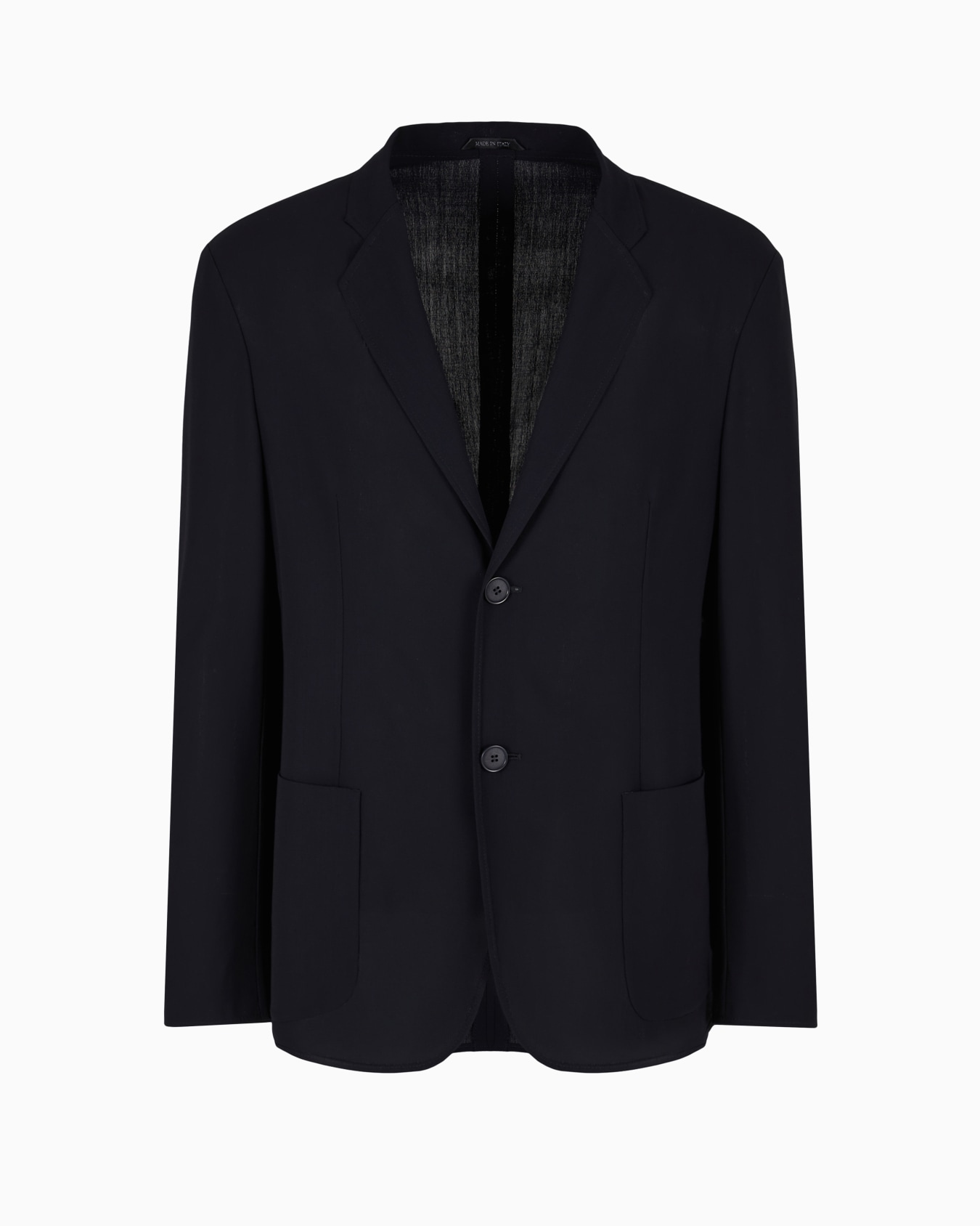 Single-breasted, virgin-wool jacket Slide 0