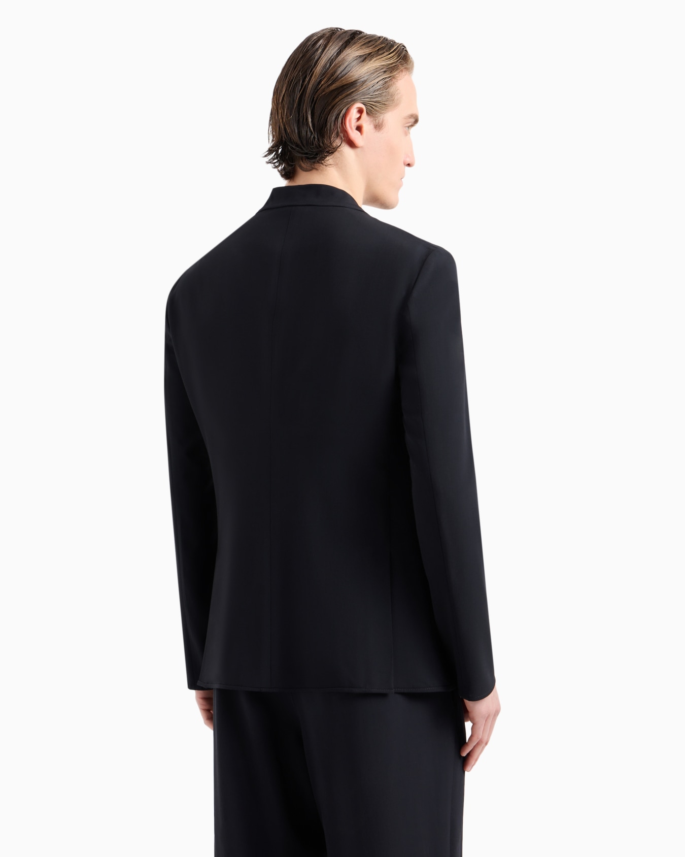 Single-breasted, virgin-wool jacket Slide 2