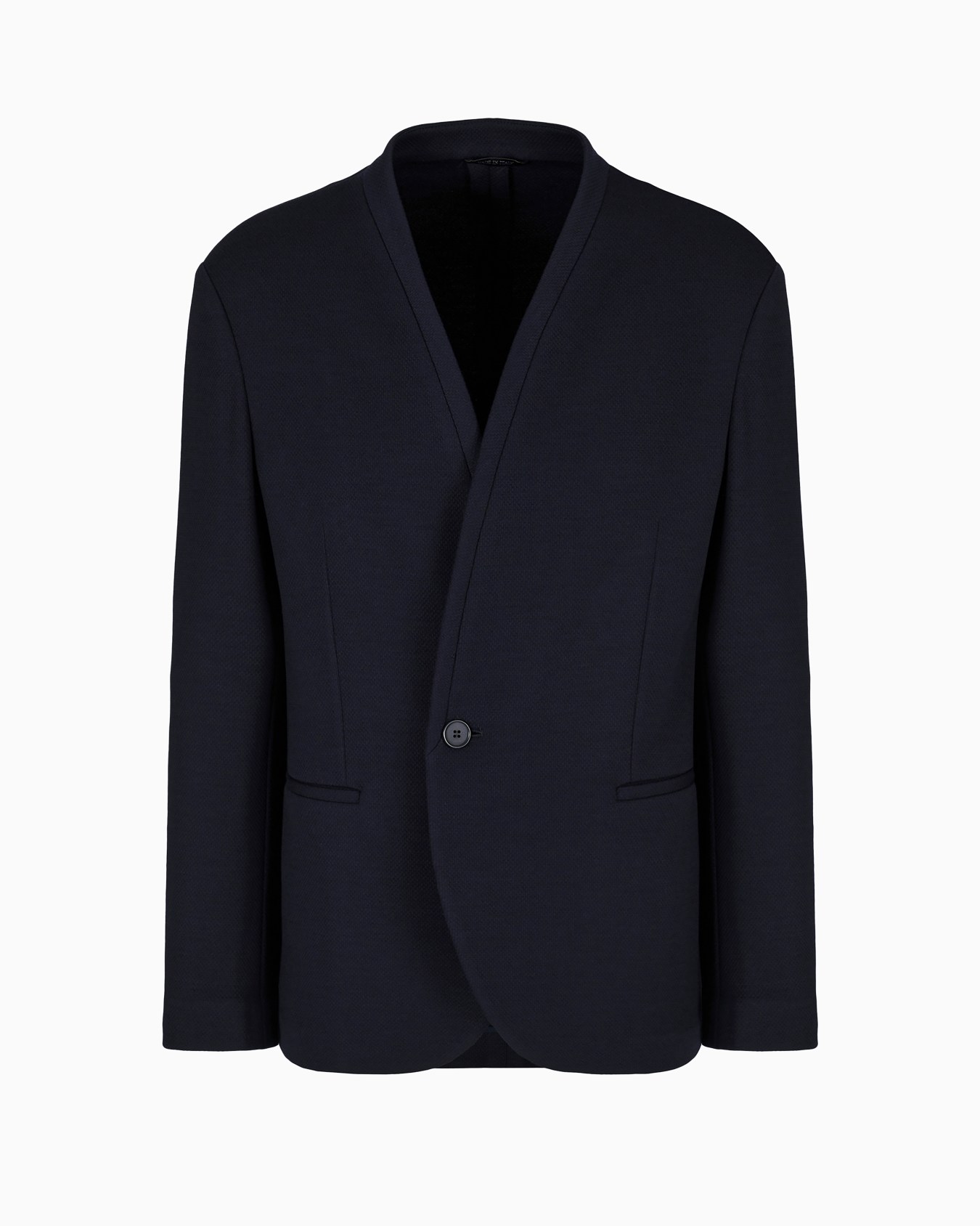 ASV single-breasted jacket in Lyocell and wool jersey Slide 0