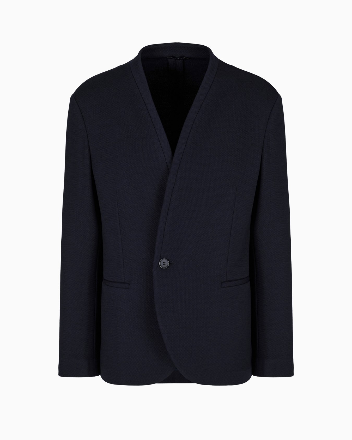 ASV single-breasted jacket in Lyocell and wool jersey Slide 0