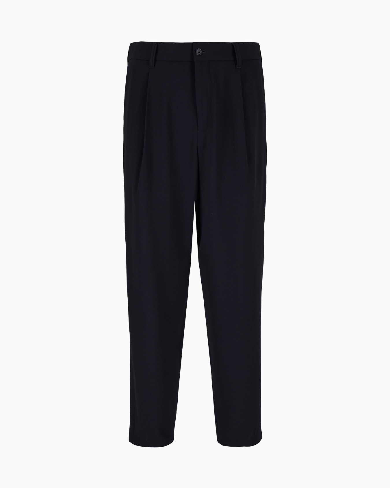 Pantalon à une pince en laine vierge Diapositive 0