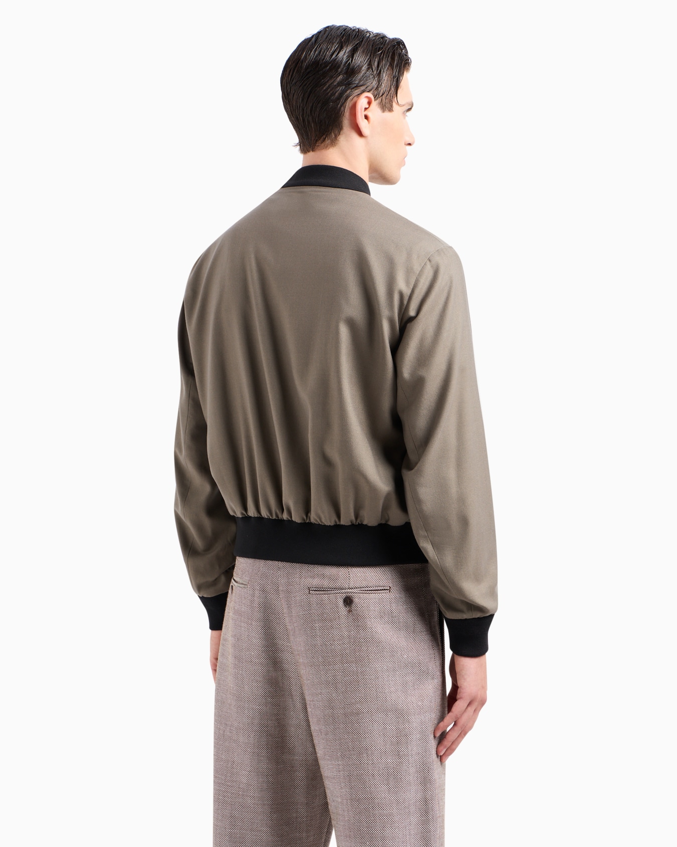 ASV cashmere and silk canvas blouson Slide 2