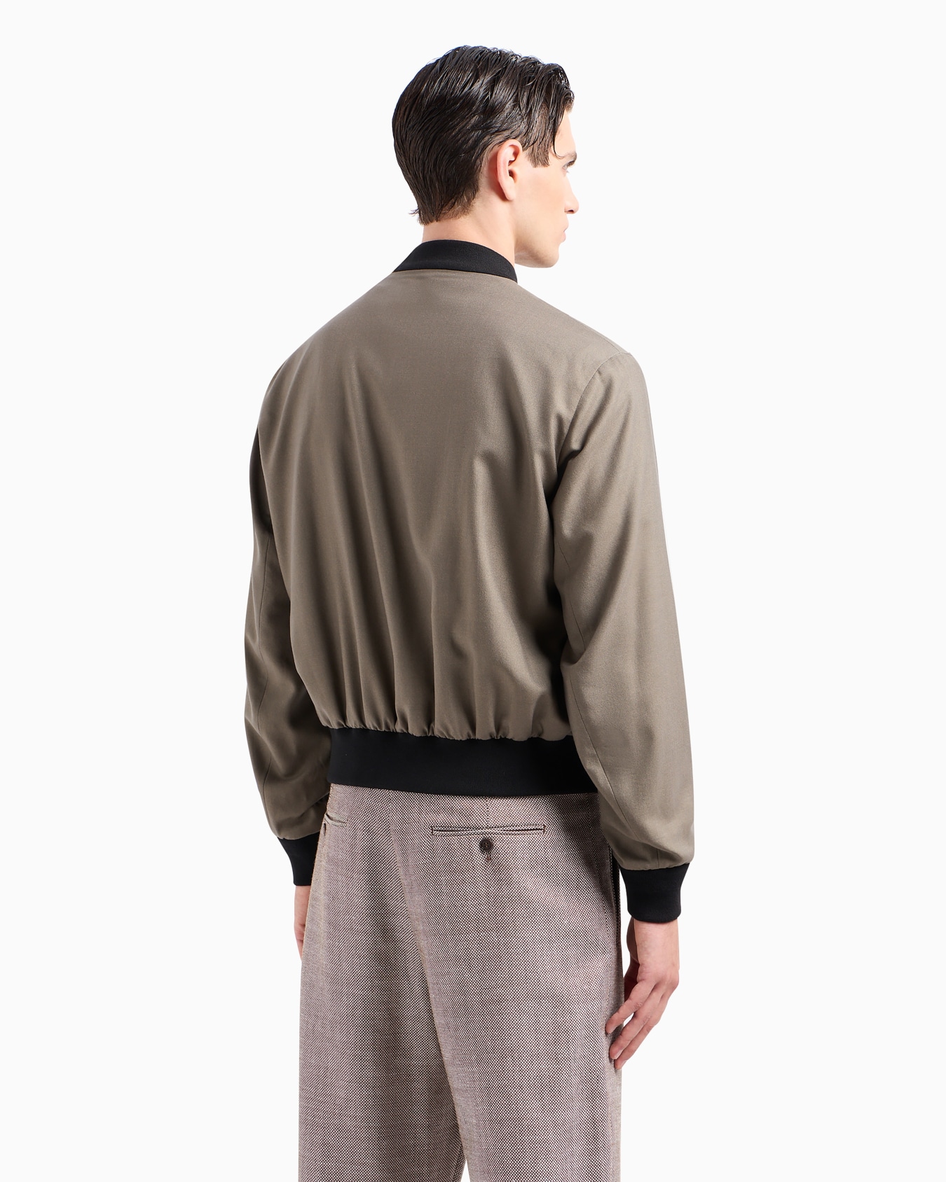 Blouson en toile de cachemire et soie ASV Diapositive 2