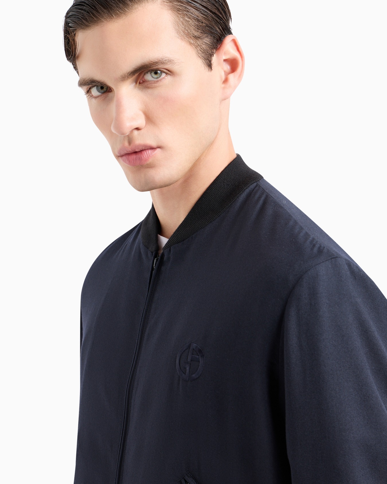 ASV cashmere and silk canvas blouson Slide 4