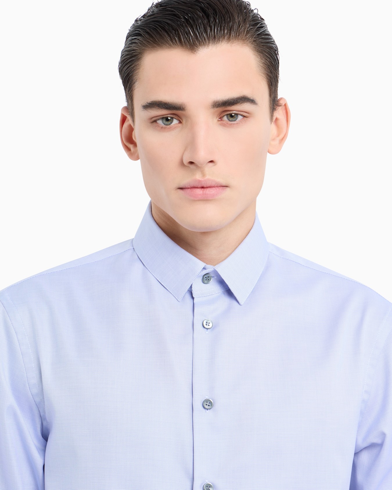 Chemise coupe slim en coton Diapositive 4