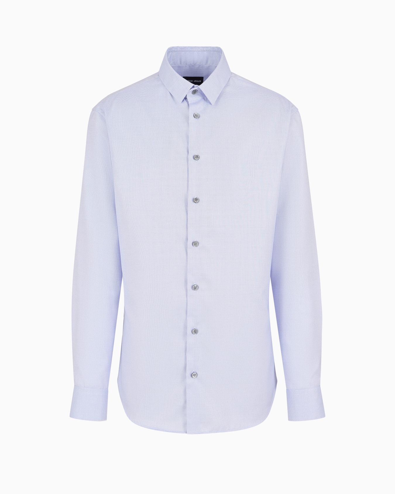 Chemise coupe slim en coton Diapositive 0