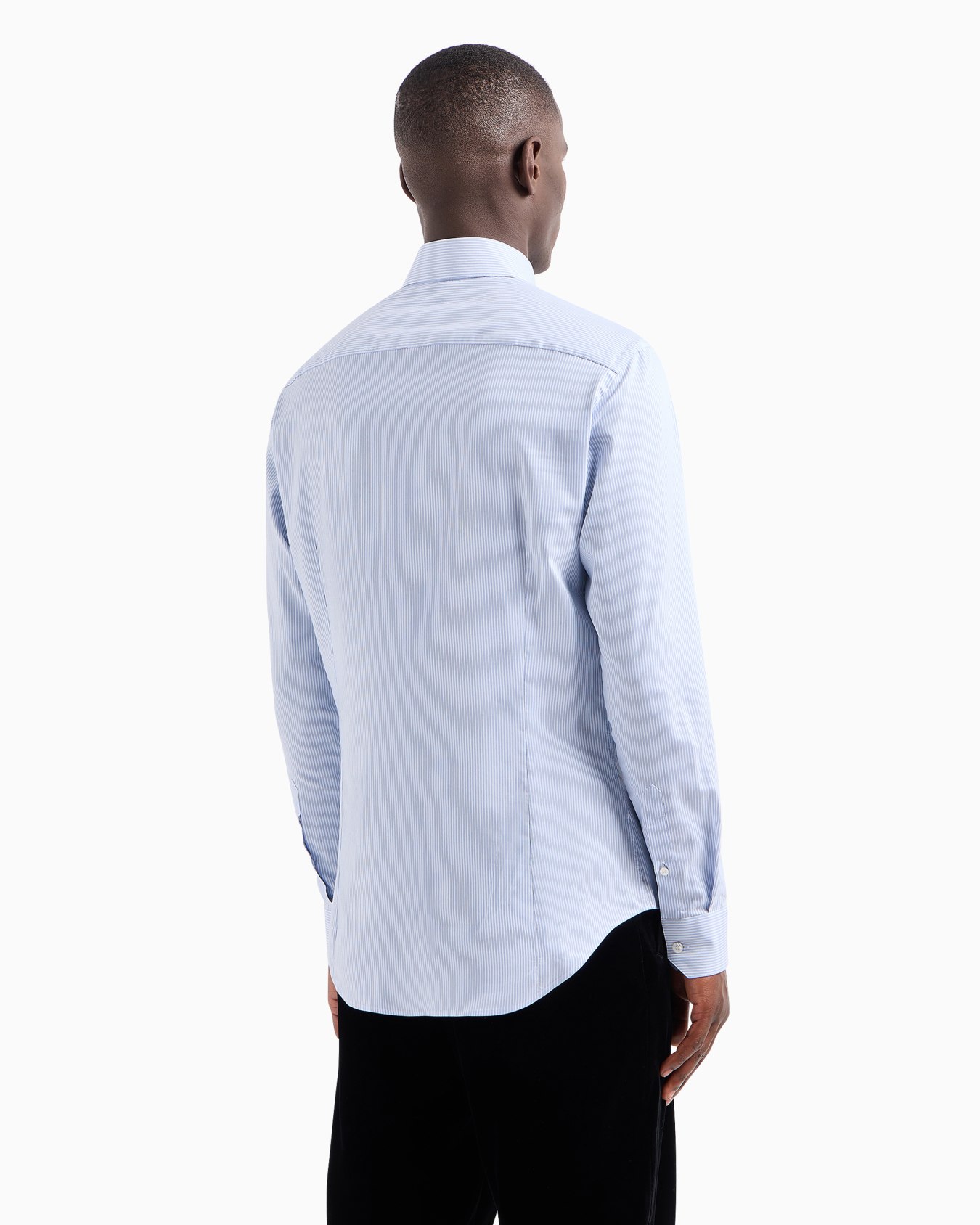 Camicia slim fit in misto lyocell Slide 3