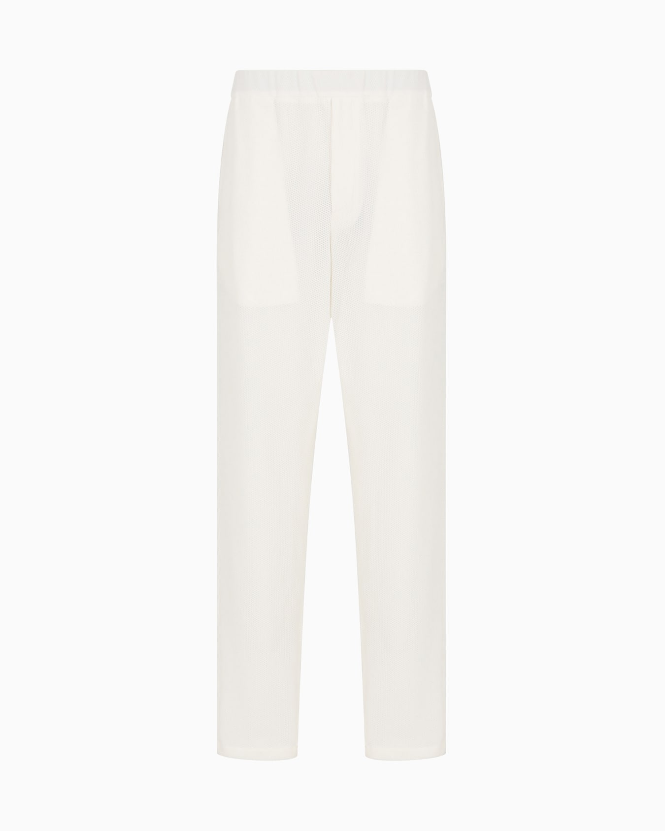 Pantalones sin pinzas de tejido gofrado técnico Diapositiva 0