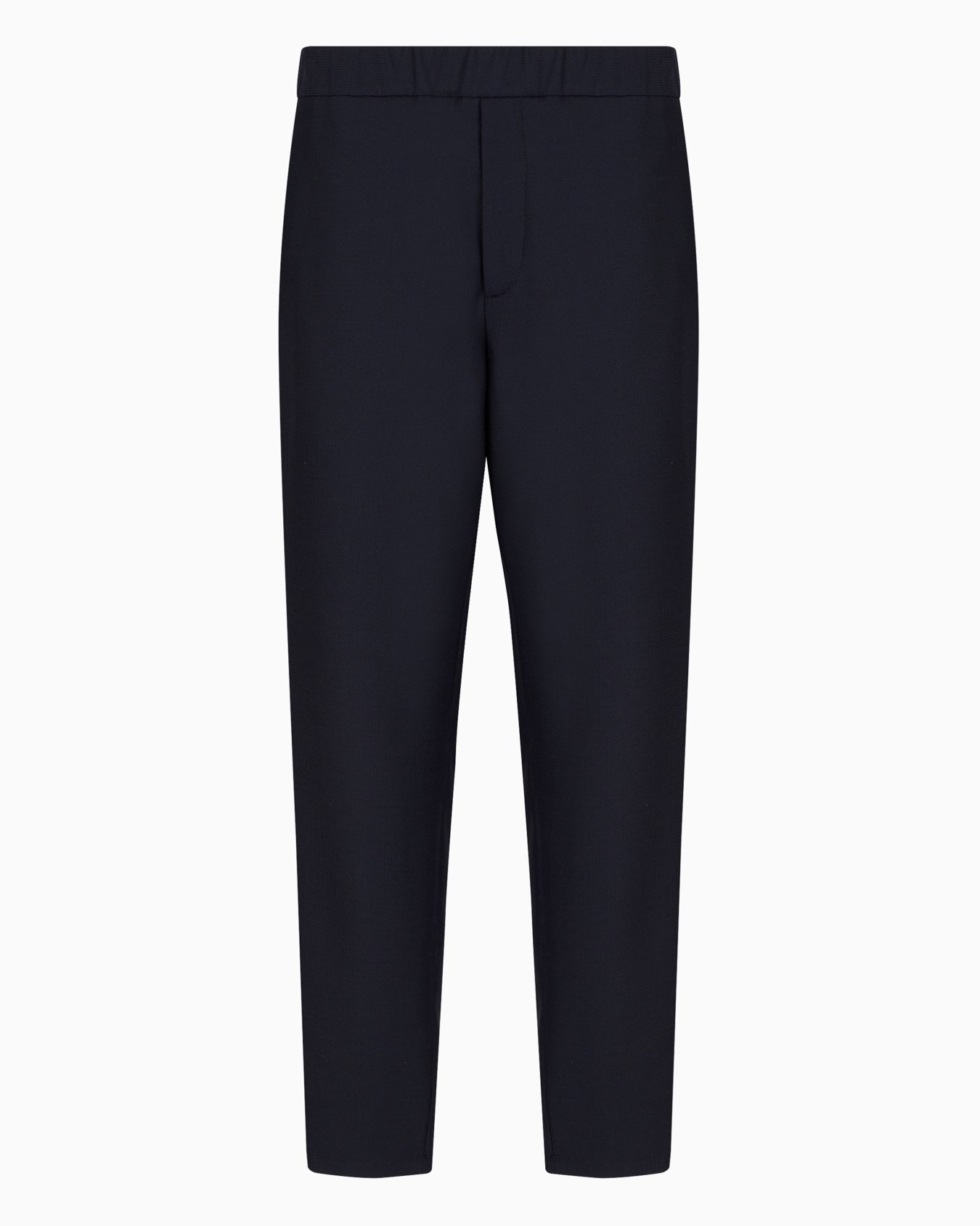 Technical waffle flat-front trousers Slide 0