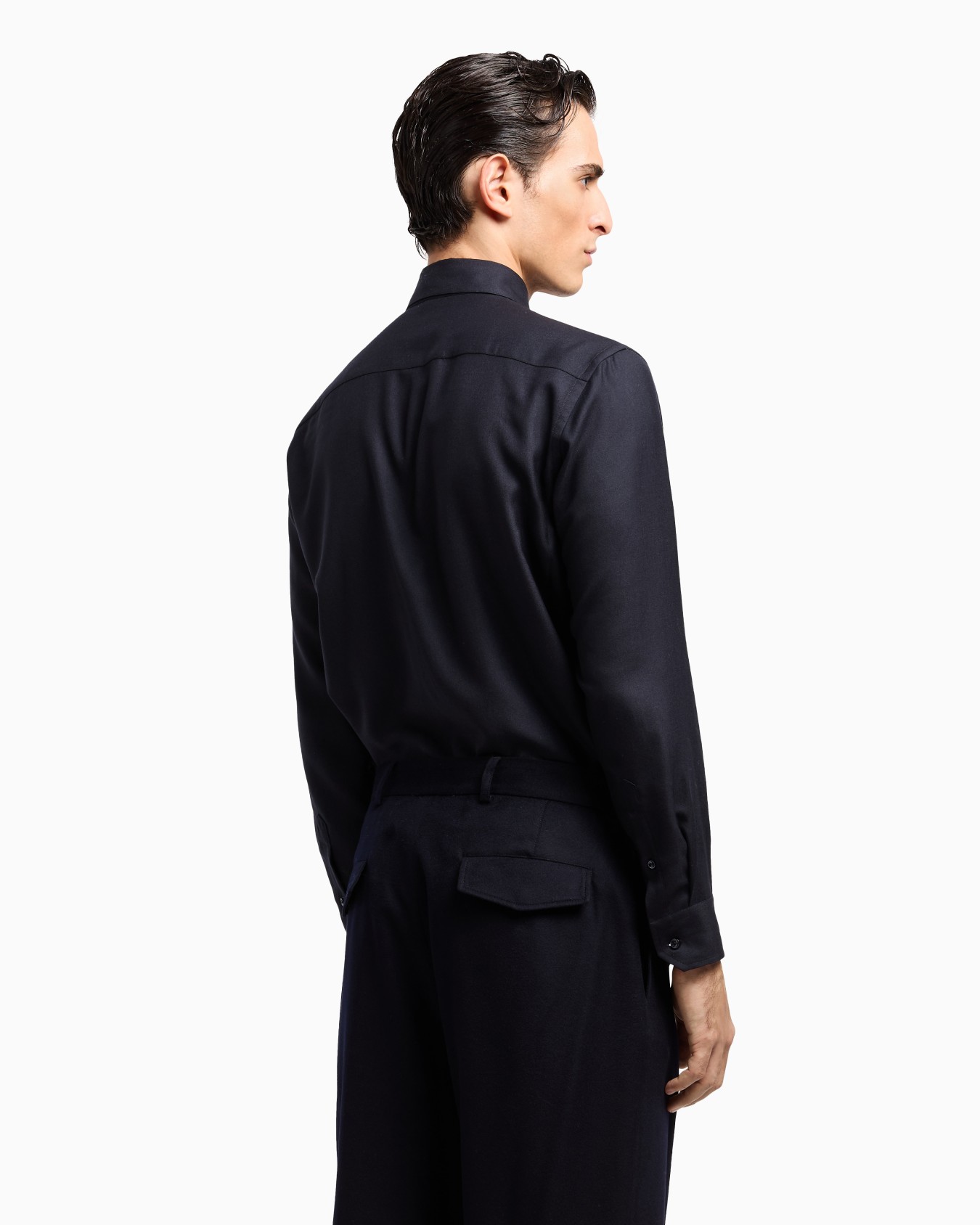 Hemd in Regular Fit aus Kaschmir und Seiden-Twill Folie 3