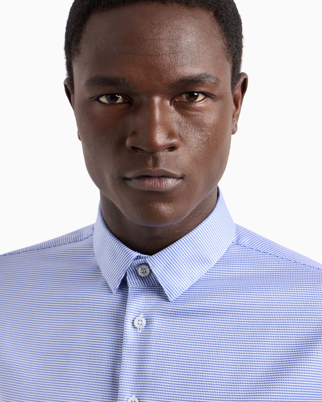 Camisa regular fit de seda estampada Diapositiva 5