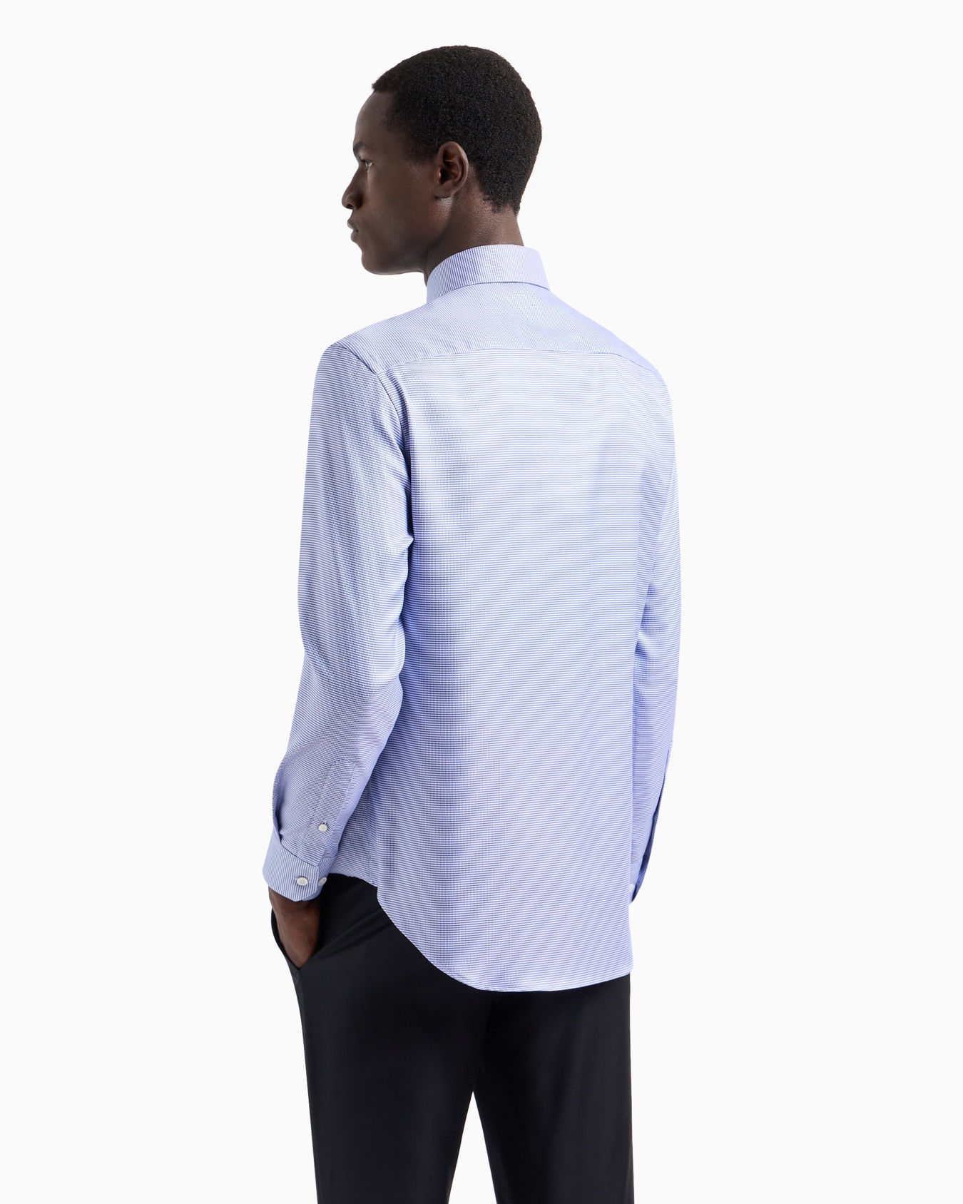 Camisa regular fit de seda estampada Diapositiva 3