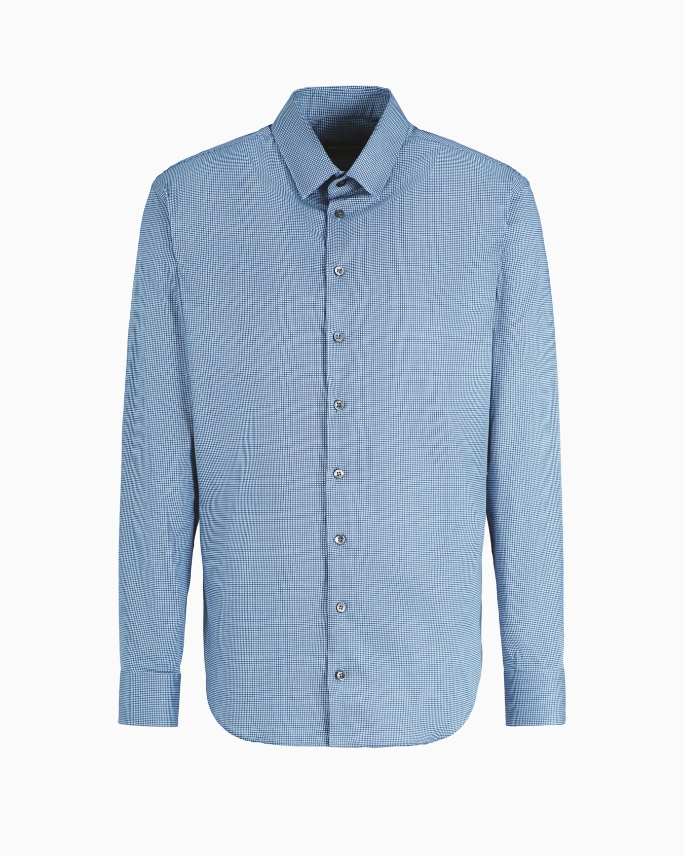 Regular-fit printed cotton shirt Slide 0