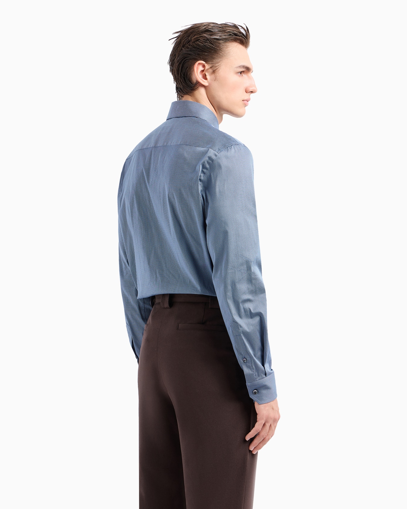 Regular-fit printed cotton shirt Slide 3