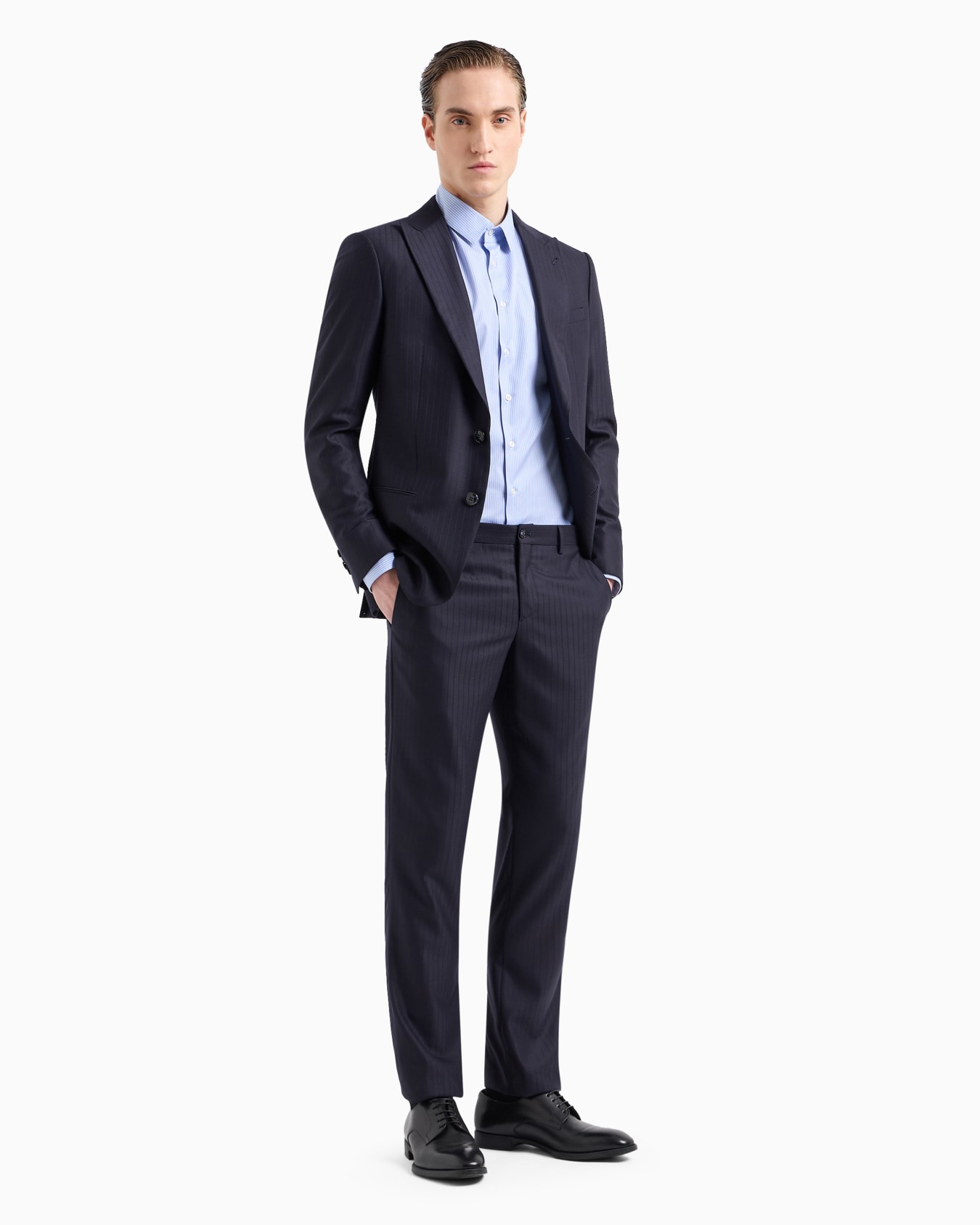 Regular-fit printed cotton and Lyocell shirt Slide 3