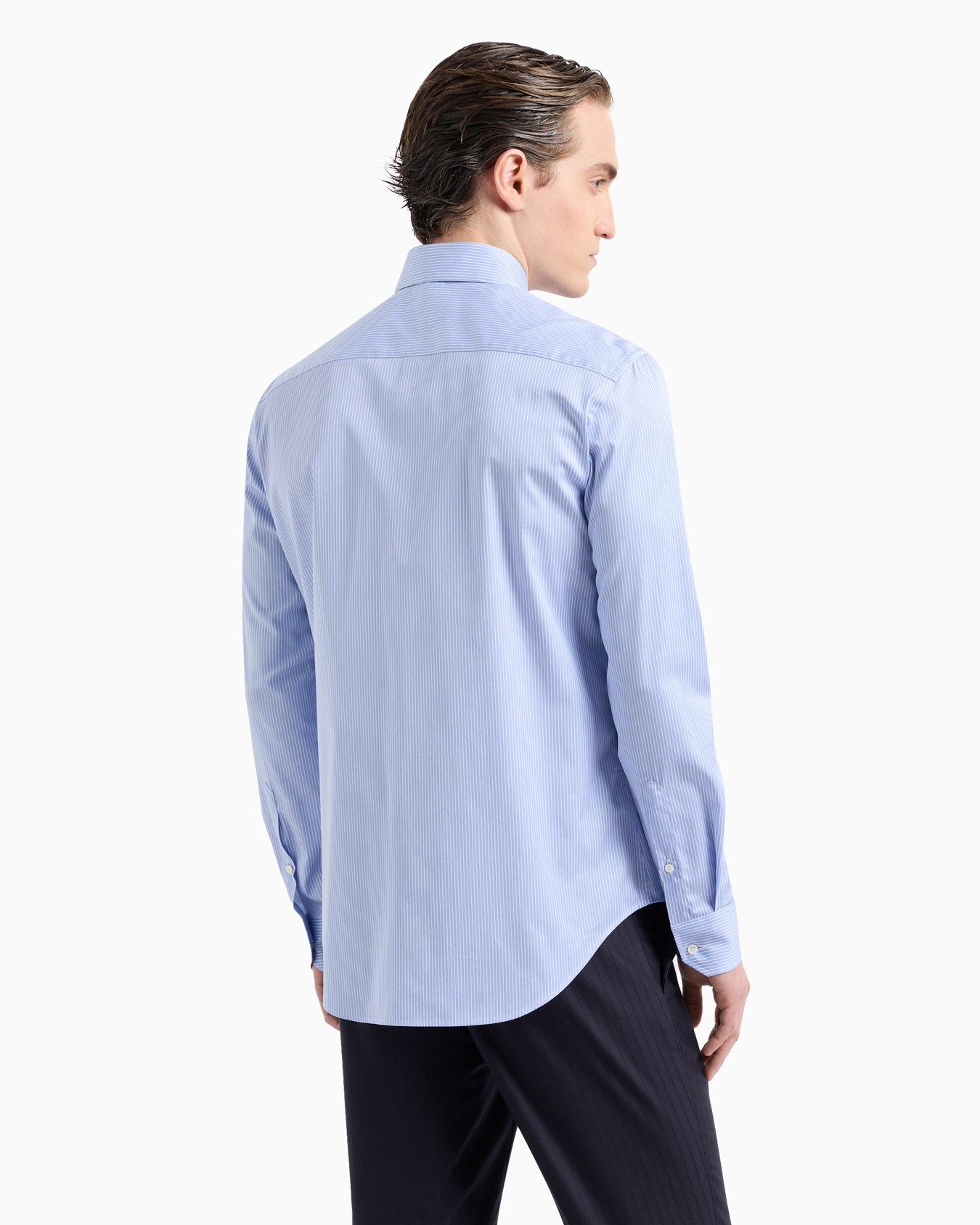 Regular-fit printed cotton and Lyocell shirt Slide 2