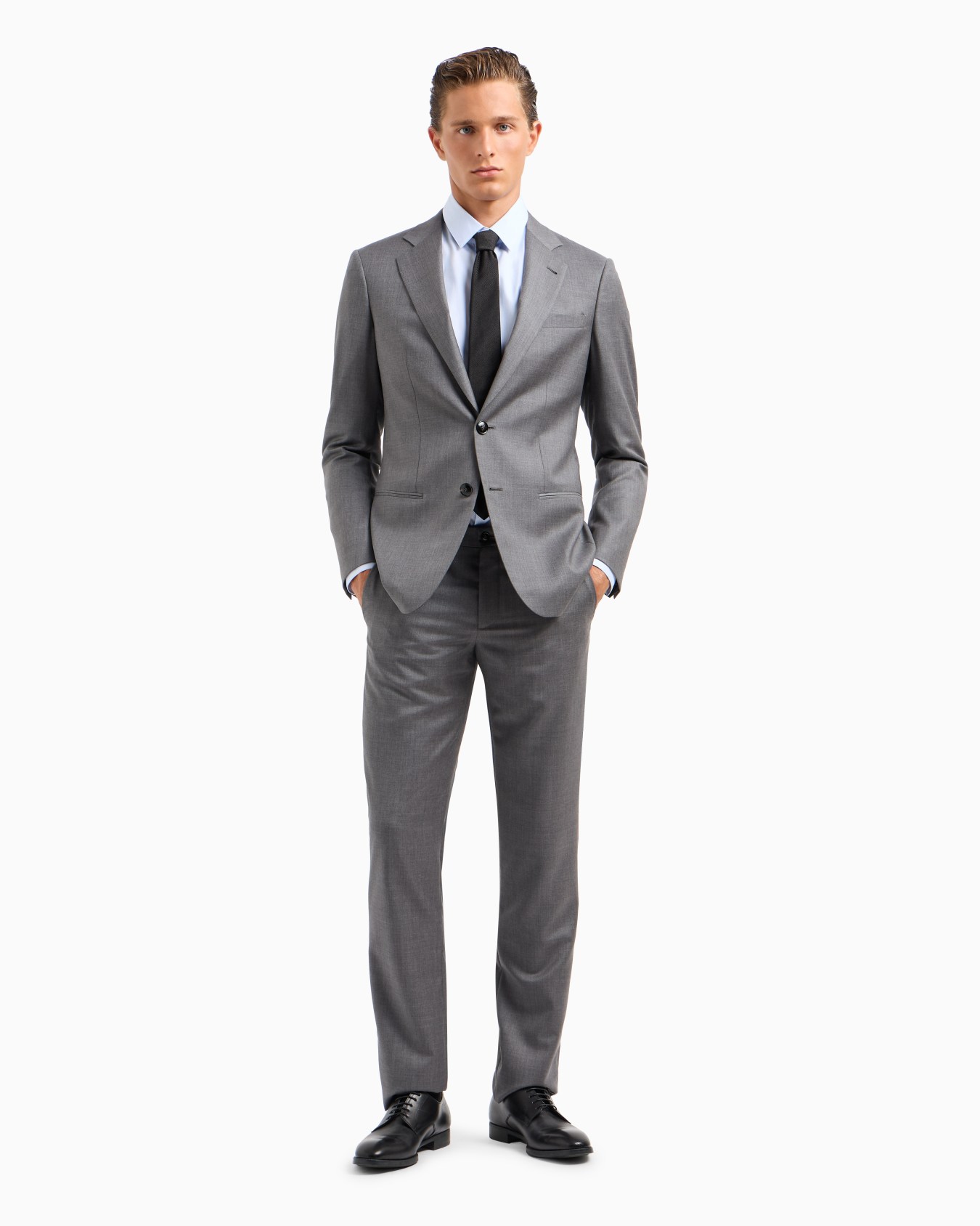 Regular-fit shirt in striped cotton Slide 3