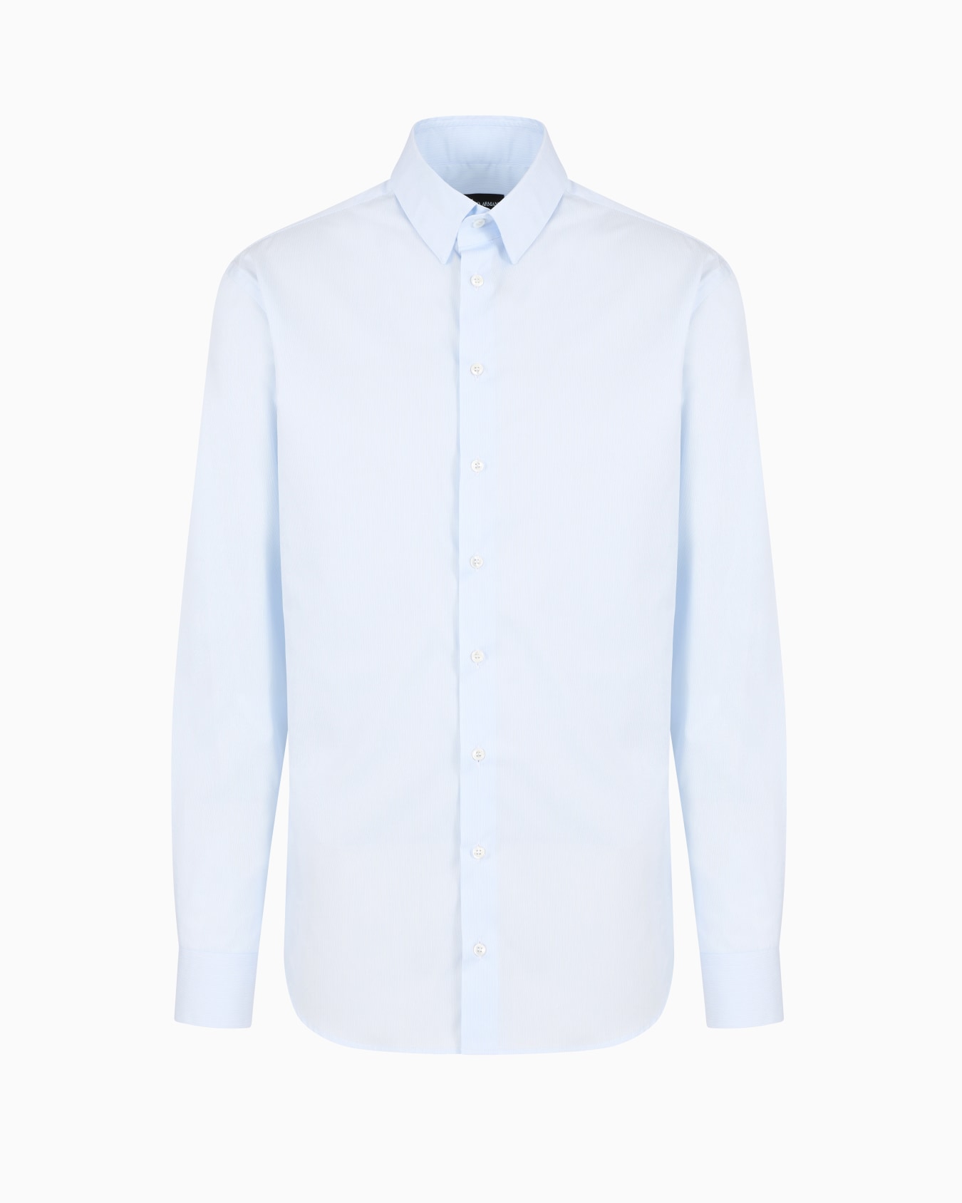 Regular-fit shirt in striped cotton Slide 0