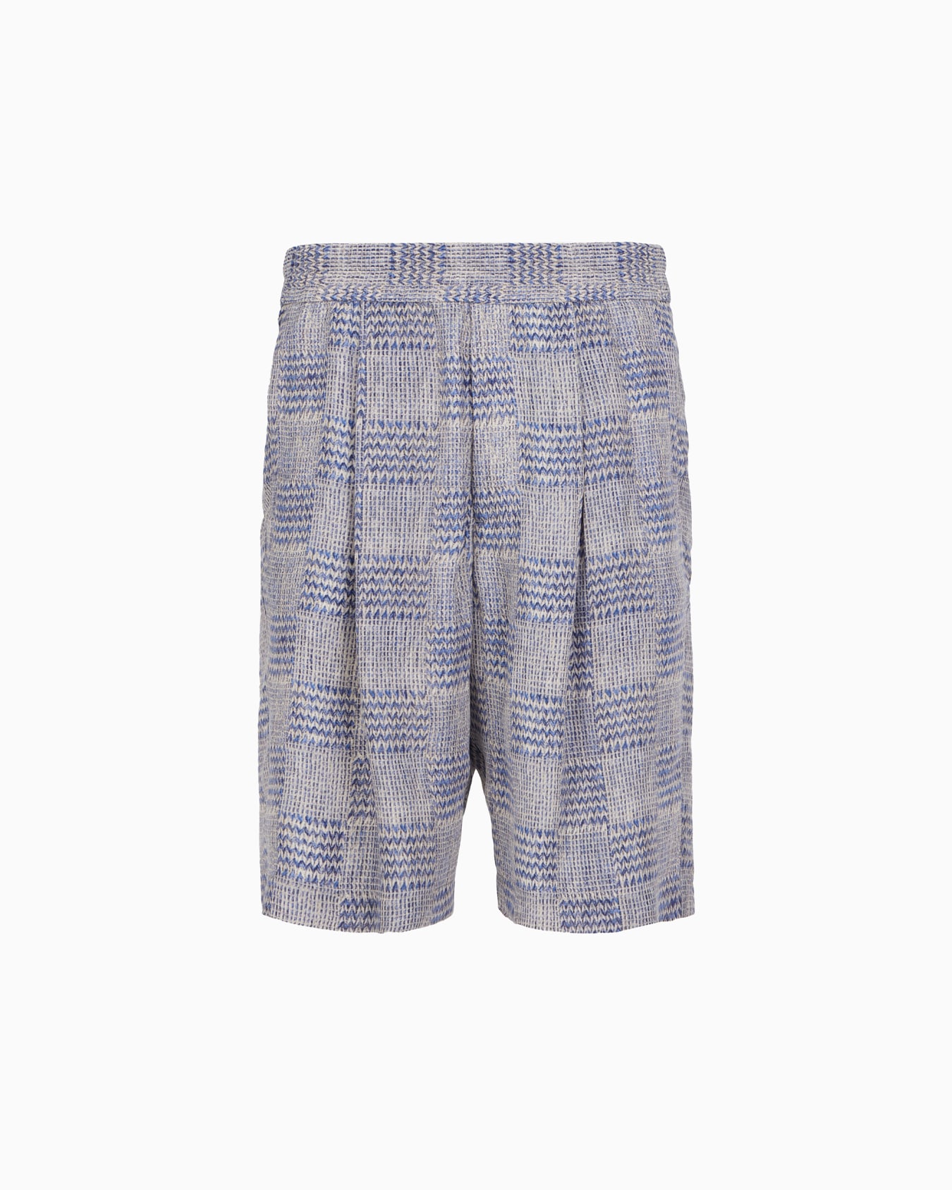 Printed cupro Bermuda shorts Slide 0