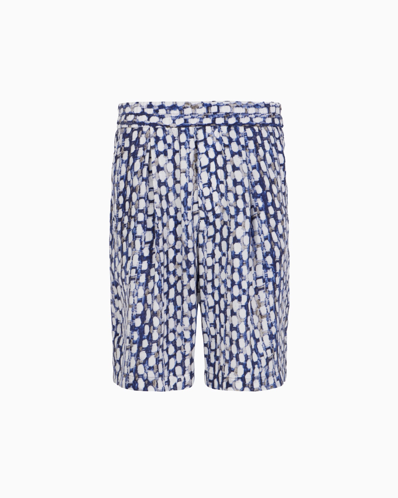 Printed cupro Bermuda shorts Slide 0