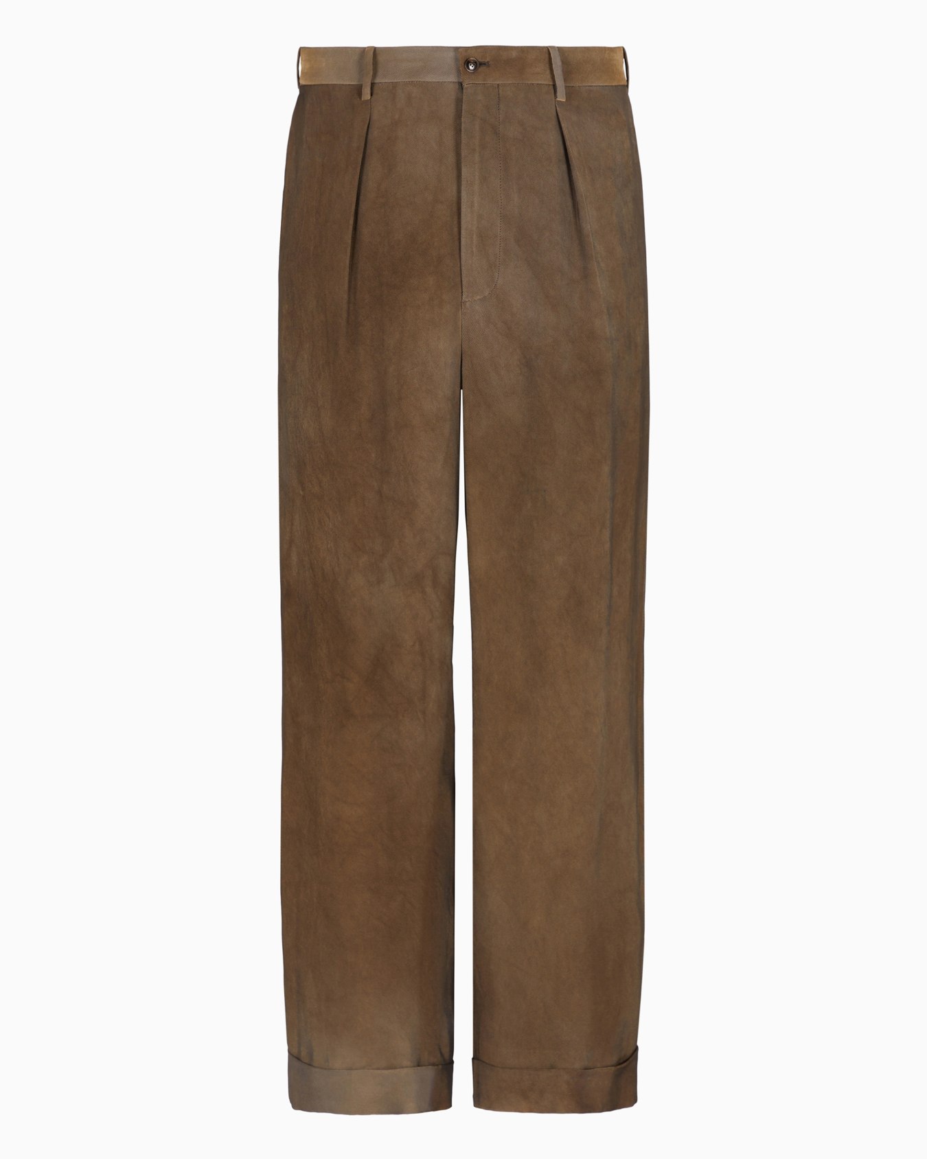 Pantalon à une pince en viscose Diapositive 0