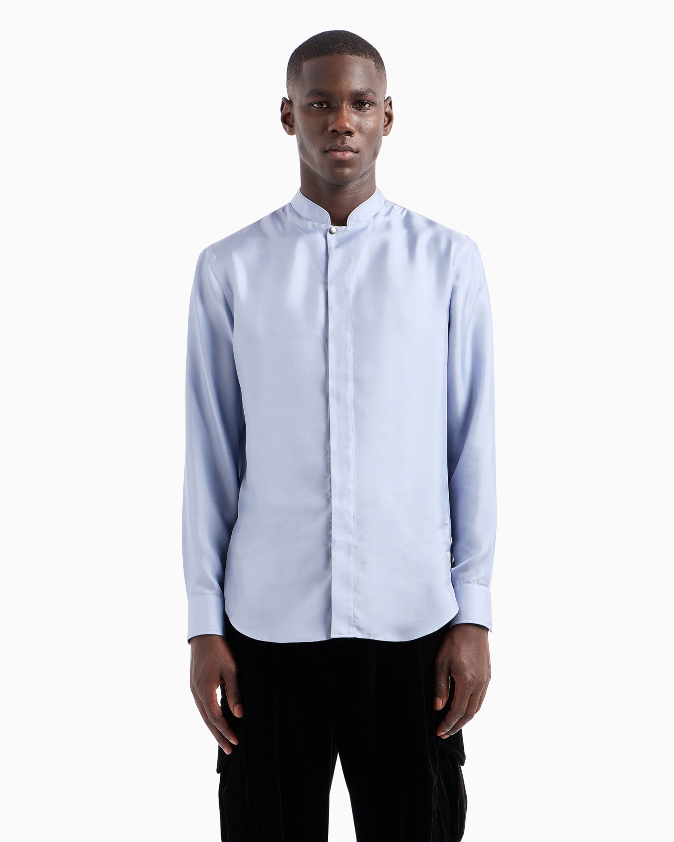 Regular Fit Hemd aus Seidentwill Folie 2