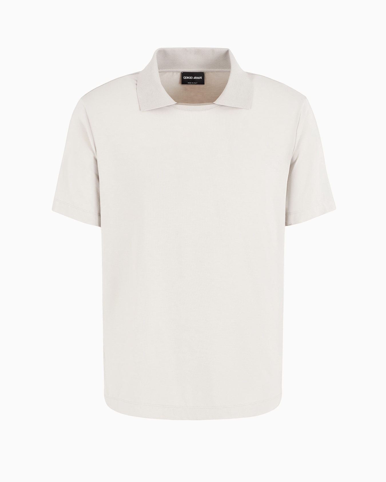 ASV short-sleeved viscose-jersey polo shirt Slide 0