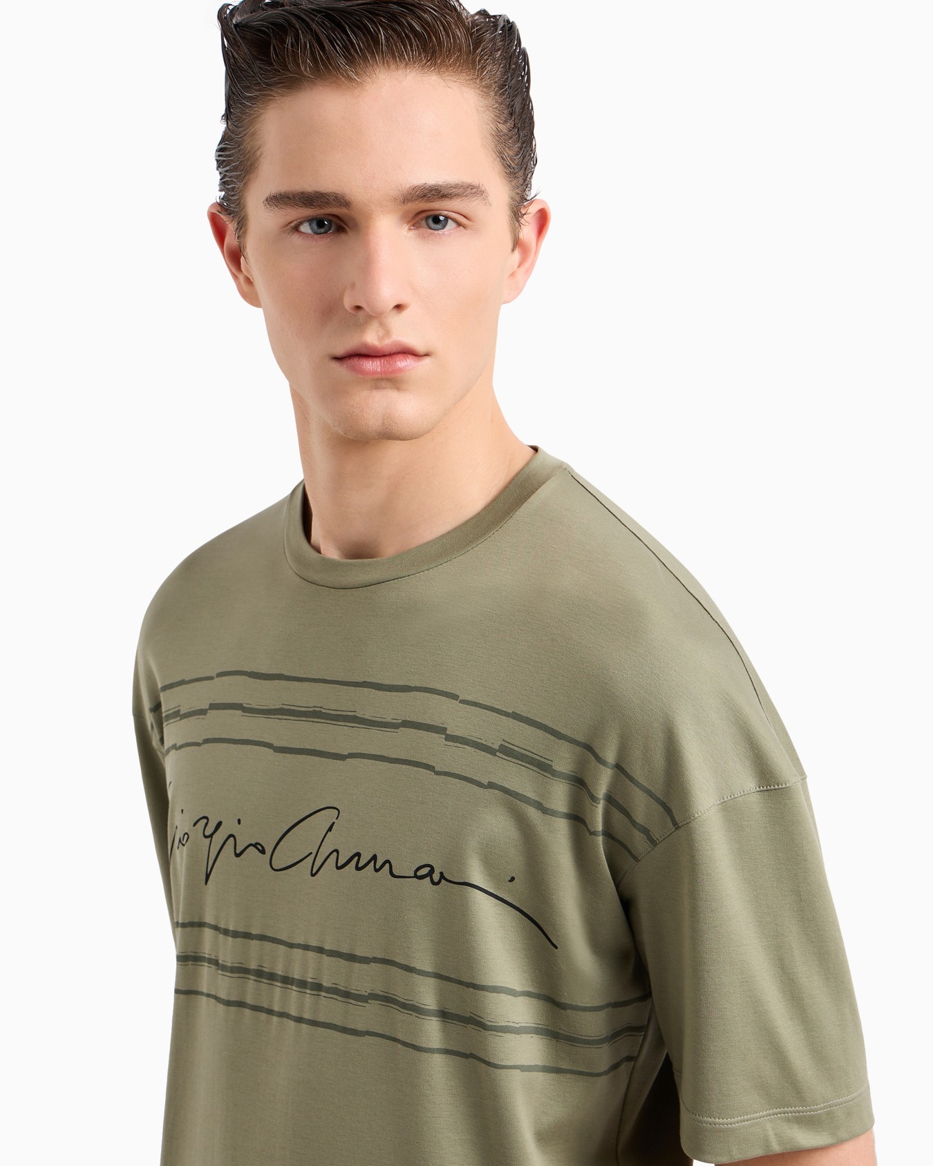 ASV organic cotton jersey crew-neck T-shirt Slide 4