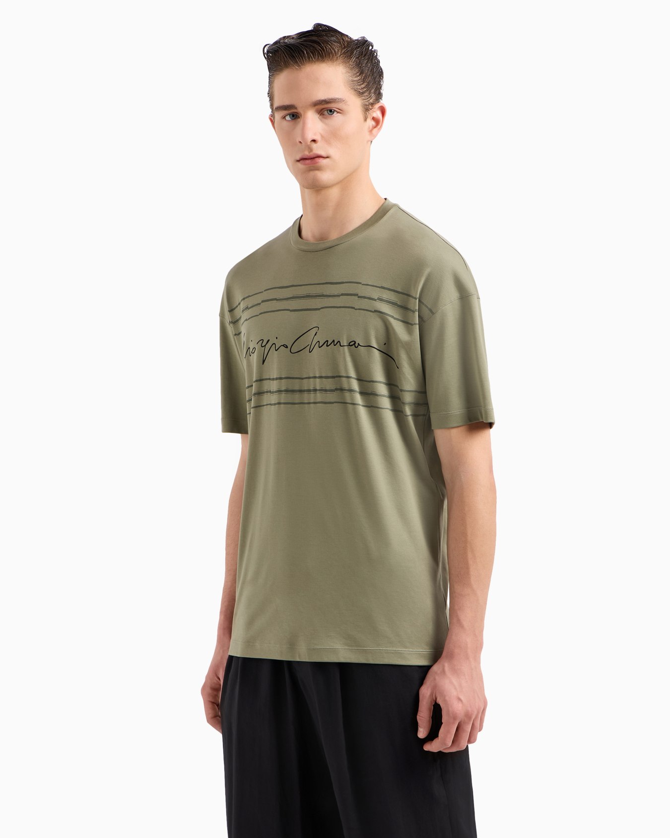 ASV organic cotton jersey crew-neck T-shirt Slide 1