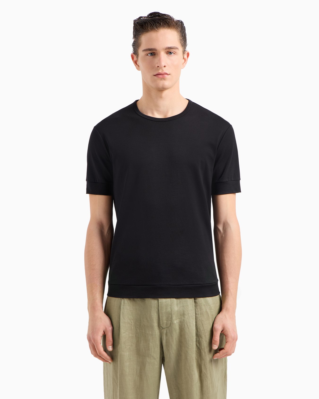 ASV organic cotton jersey crew-neck T-shirt Slide 1