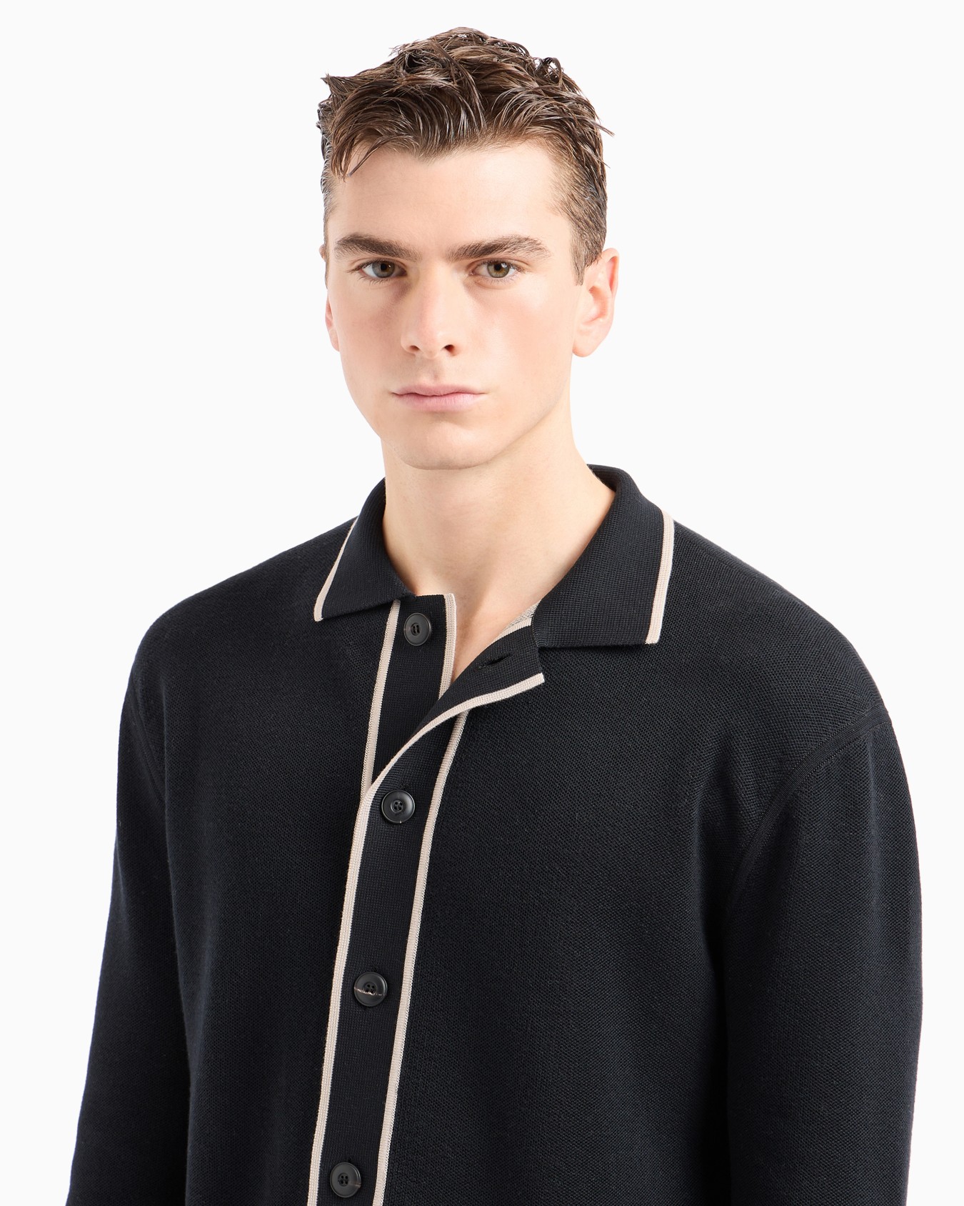 Cotton, silk and cashmere cardigan Slide 5