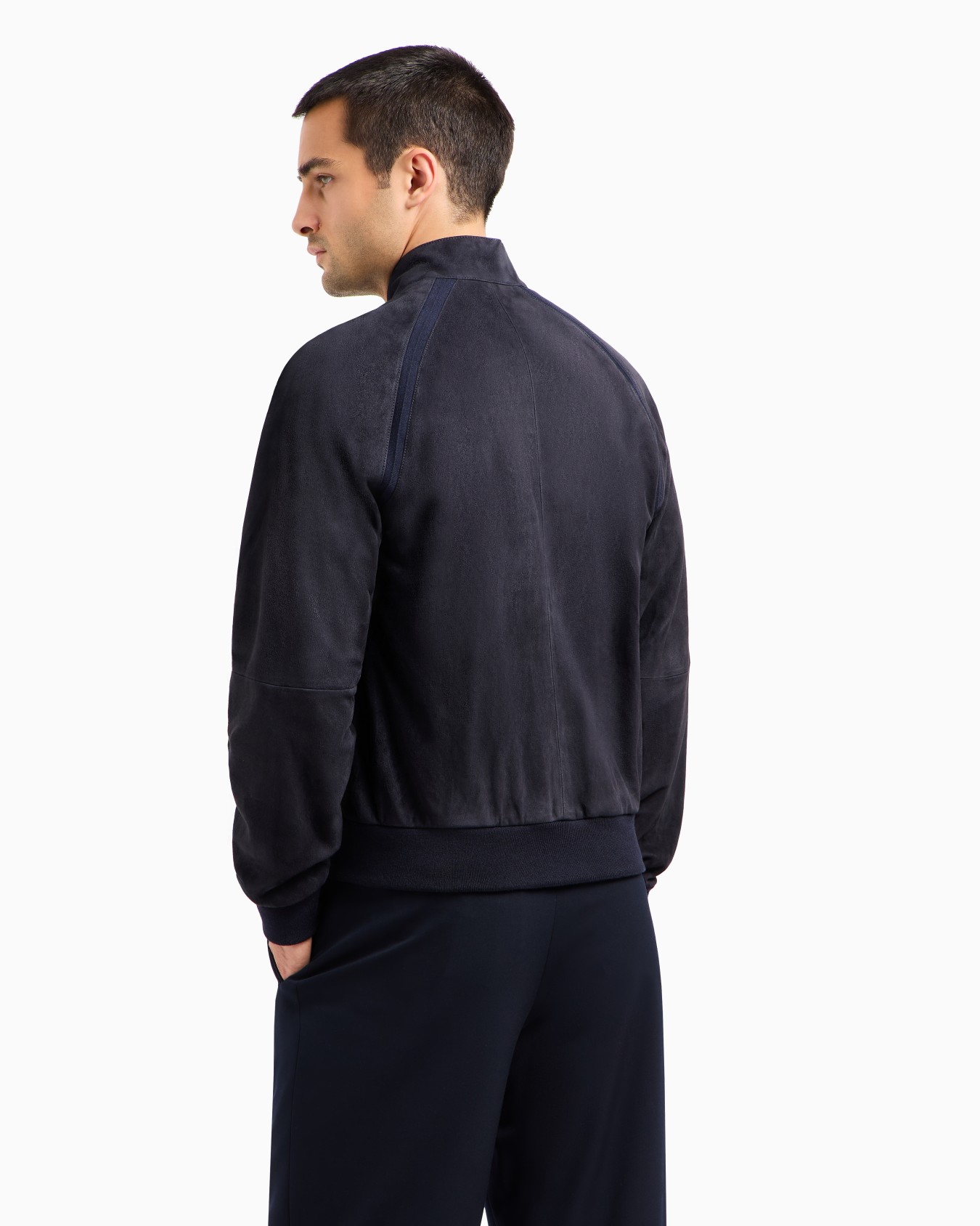 Lambskin suede zipped blouson Slide 2