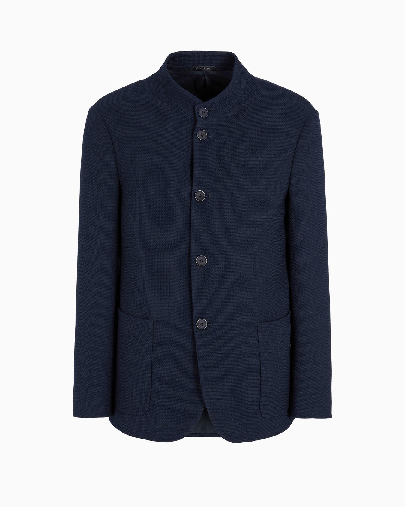 Veste à simple boutonnage en laine vierge Diapositive 0