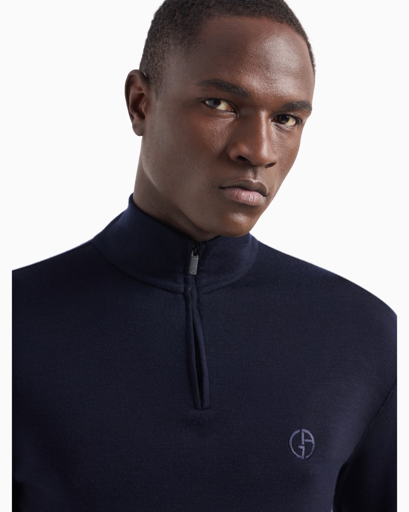 Sweat-shirt à col roulé en maille de laine vierge Diapositive 4