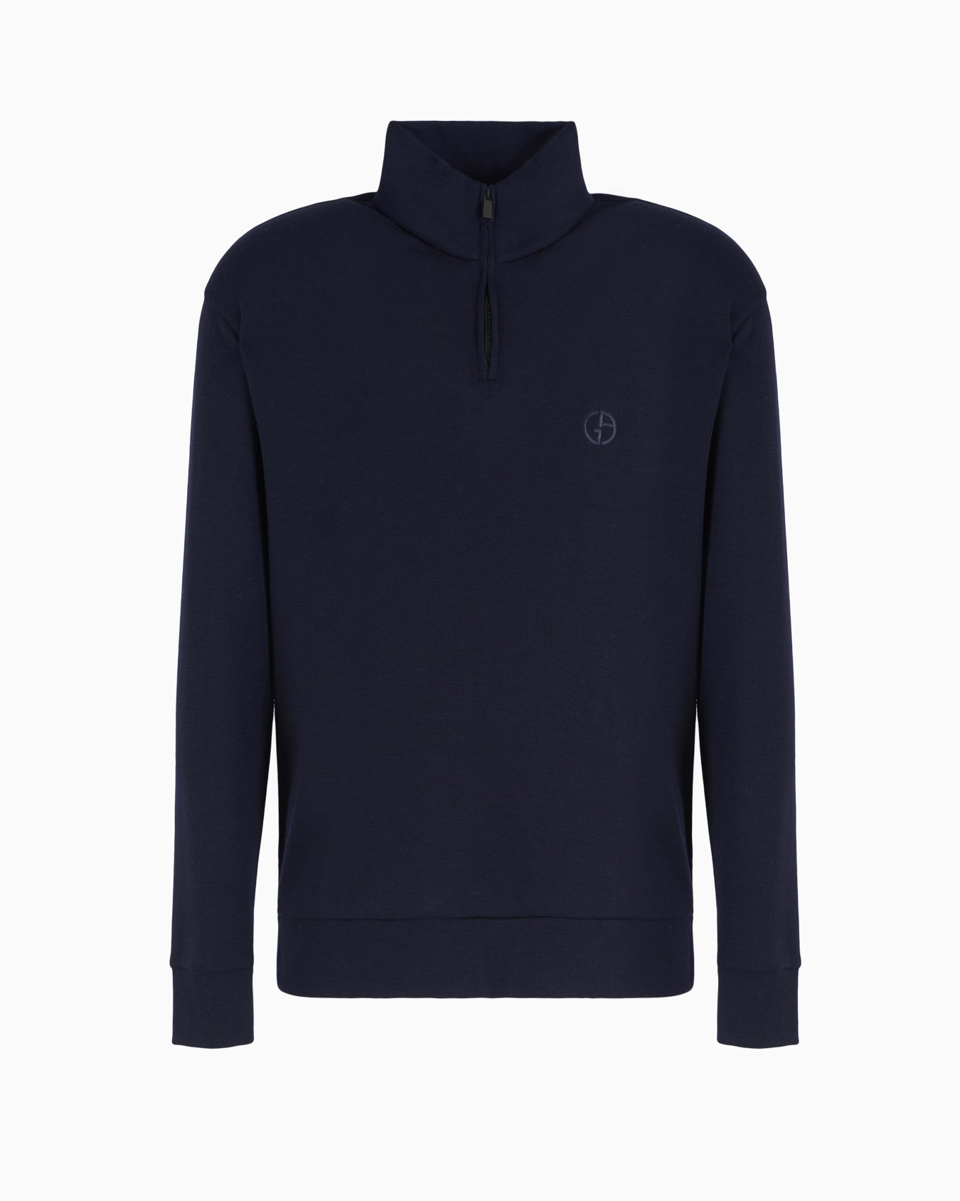 Sweat-shirt à col roulé en maille de laine vierge Diapositive 0