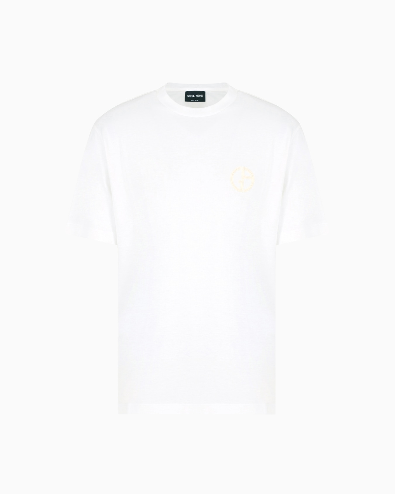 Cotton interlock crew-neck T-shirt Slide 0