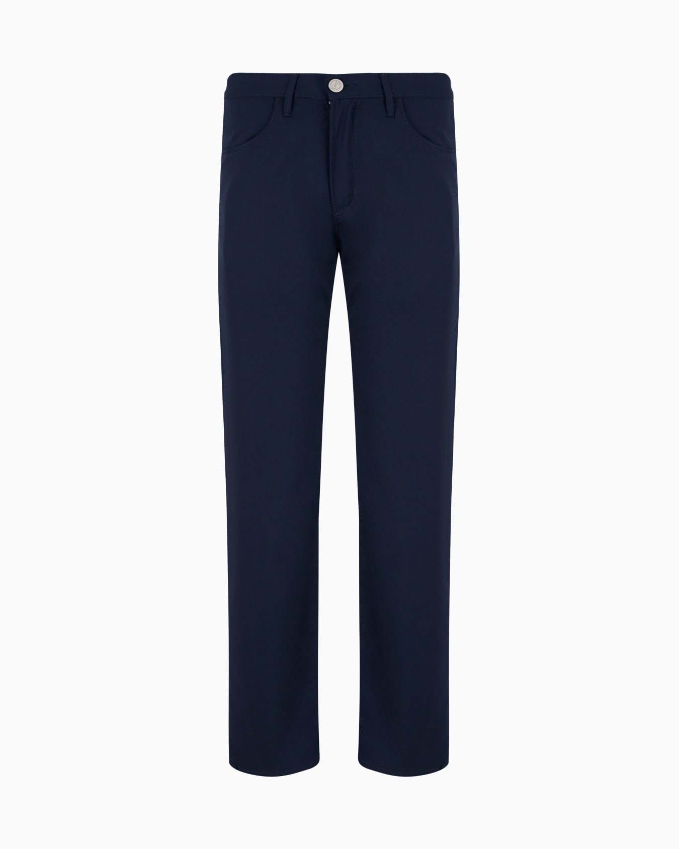 Regular-fit five-pocket virgin-wool trousers Slide 0