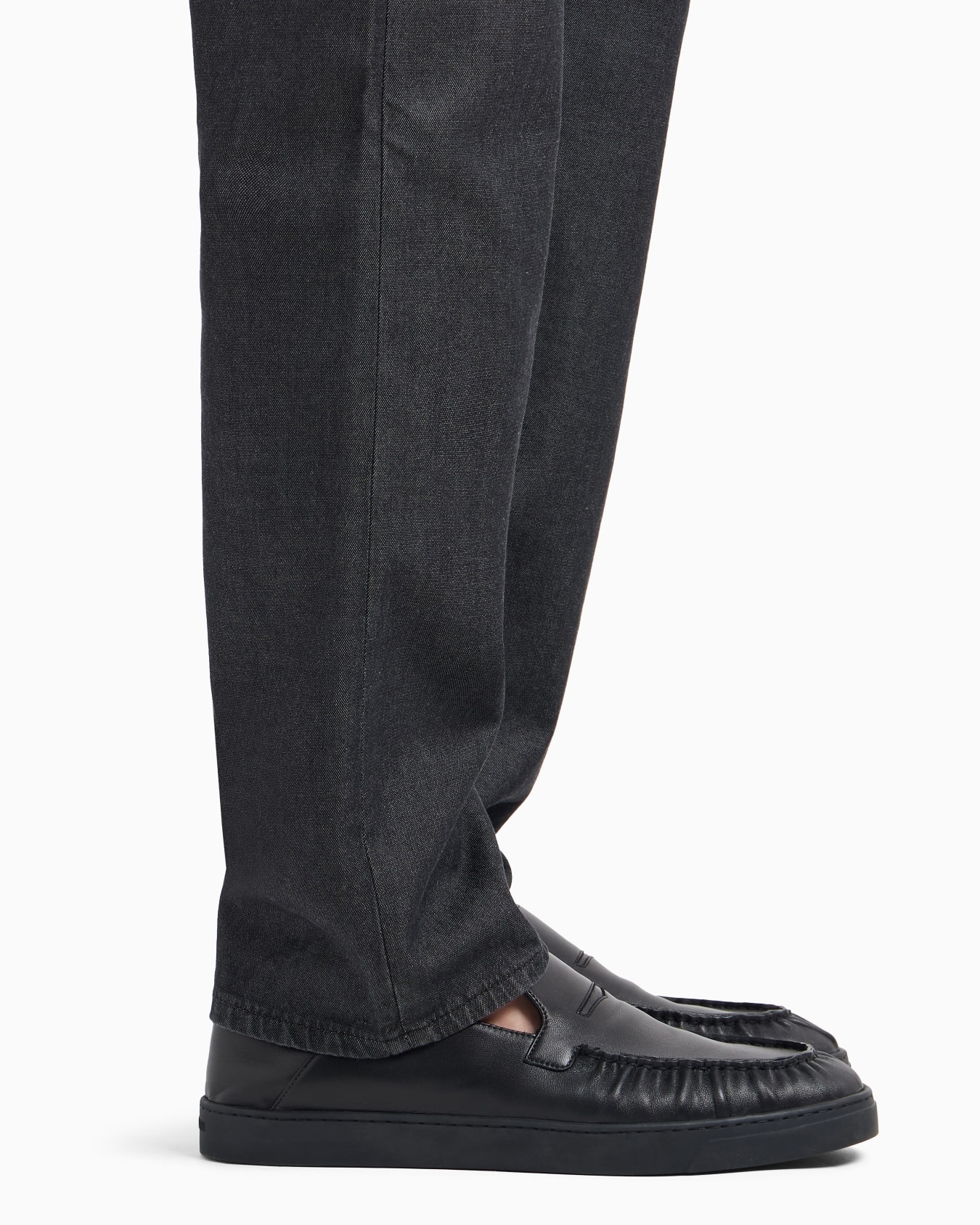 Five-Pocket-Hose in Regular Fit aus Baumwolle und Seide mit Stretchanteil Folie 4