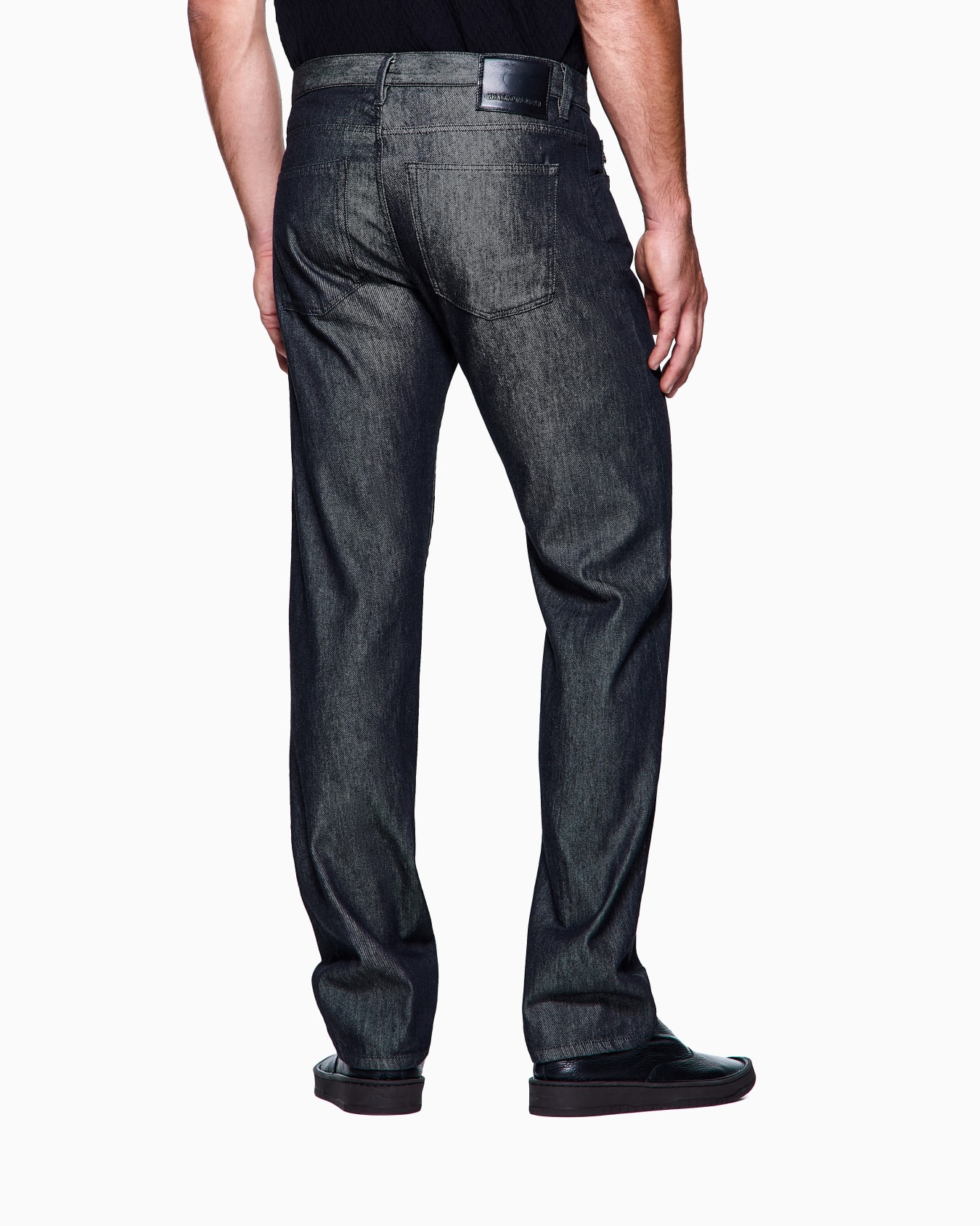 Five-Pocket-Hose in Regular Fit, gefertigt aus luxuriösem Baumwoll-Twill und Seide  Folie 2