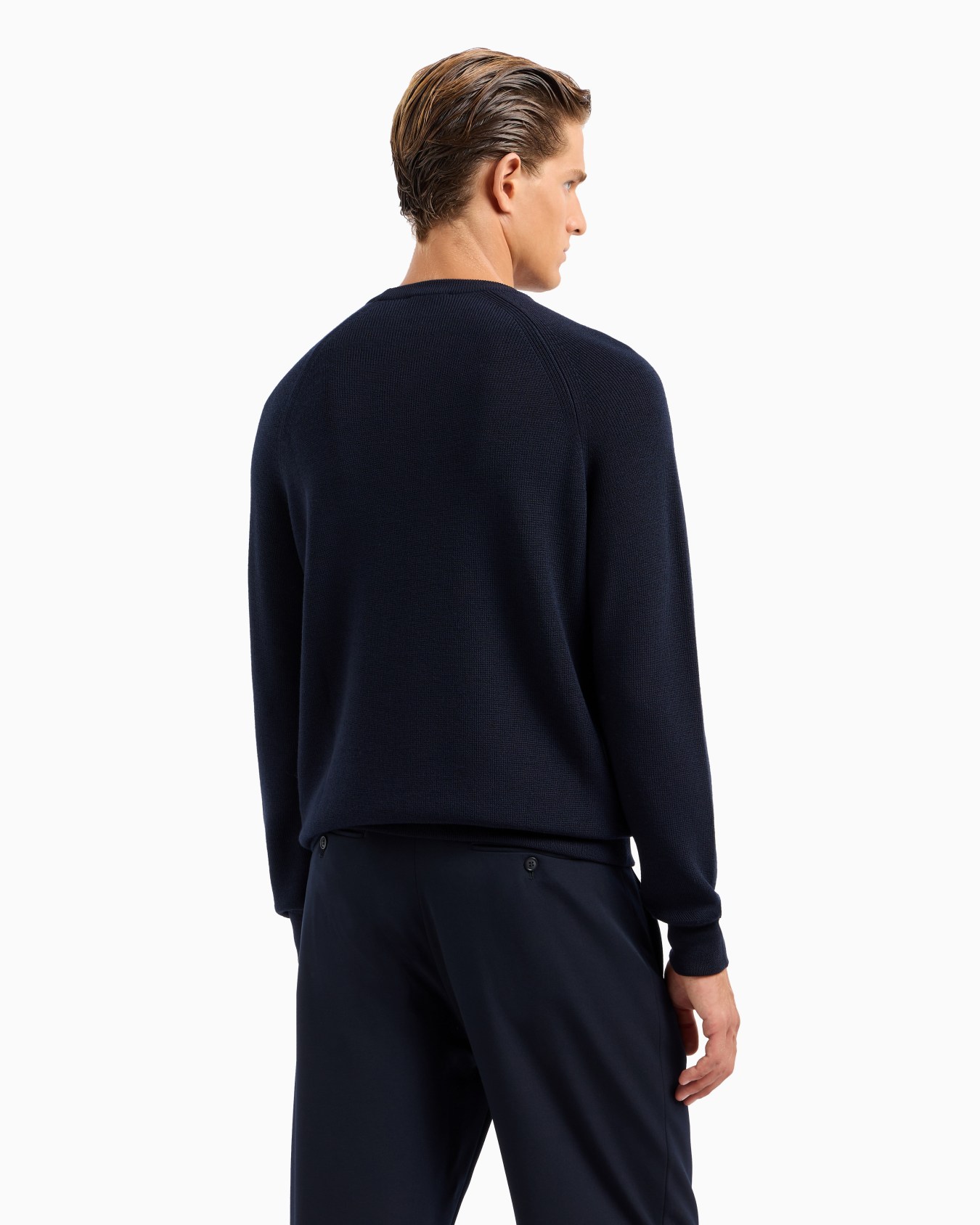 Pull ras-du-cou en laine vierge Diapositive 2