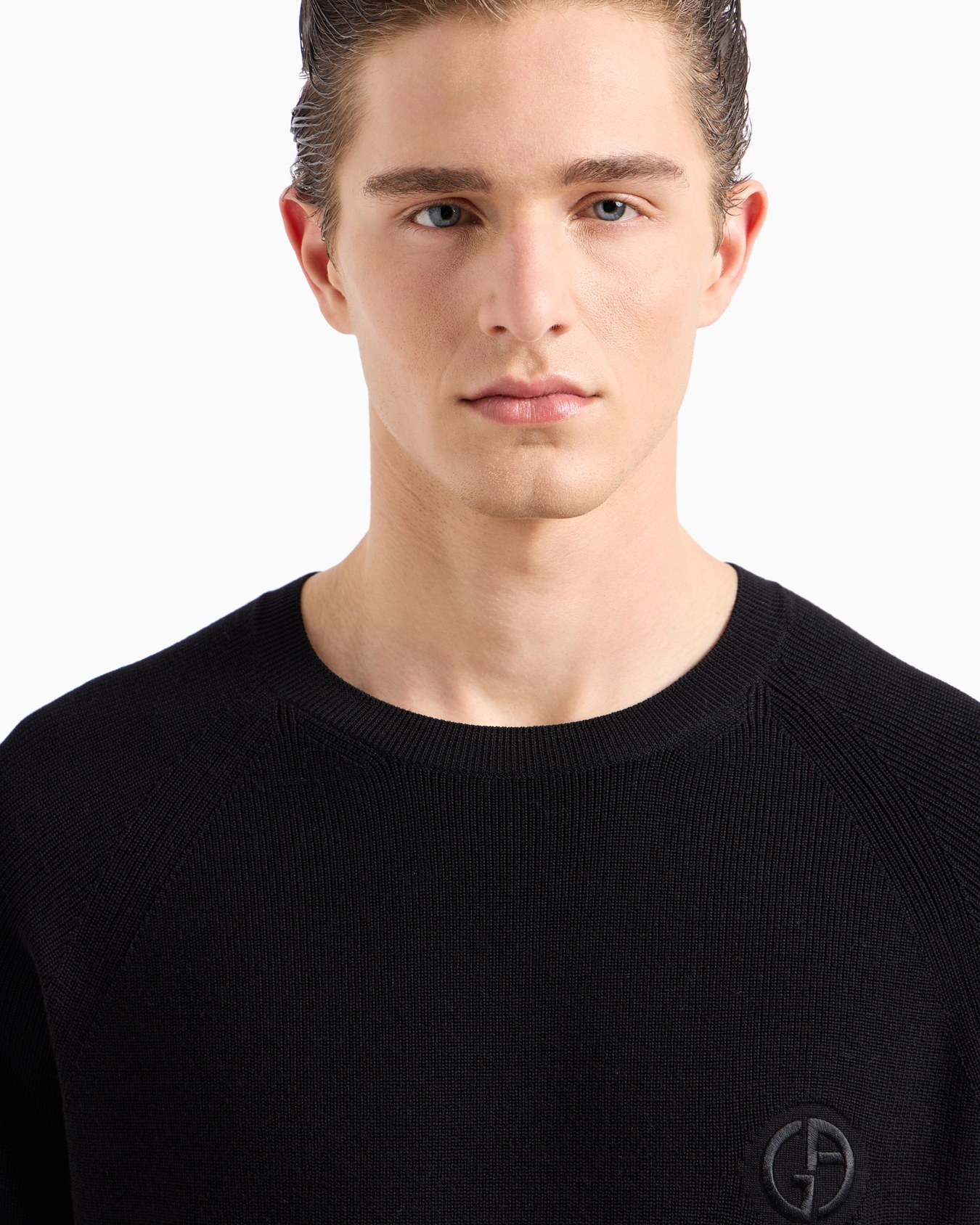 Pullover mit Rundhalsausschnitt aus Schurwolle Folie 4