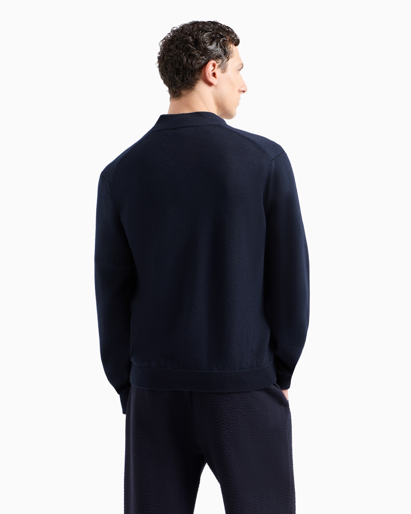 Cardigan boutonné en laine vierge Diapositive 3