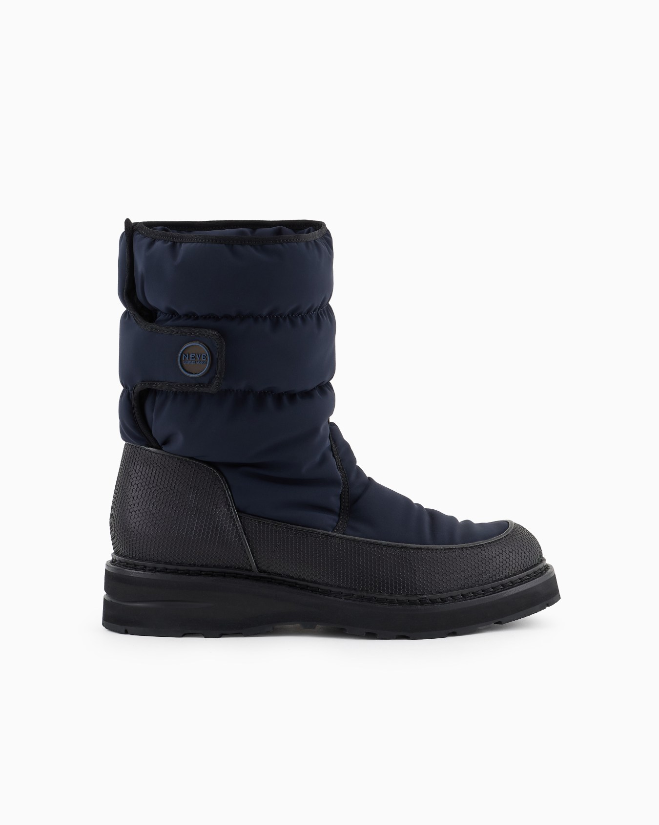 Bottes rembourrées en nylon et caoutchouc Giorgio Armani Neve Diapositive 0