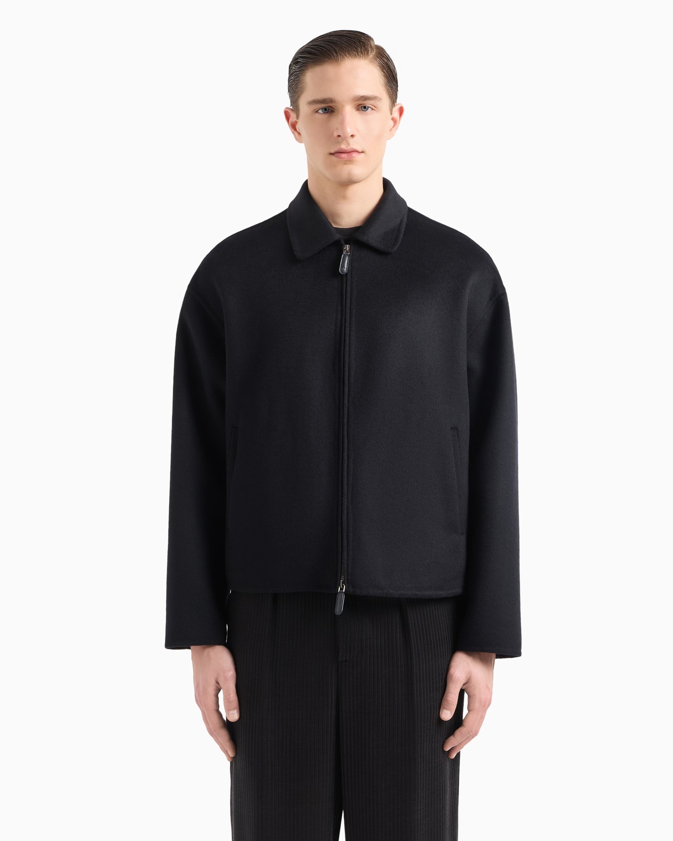 Blouson en tissu de cachemire double Diapositive 3
