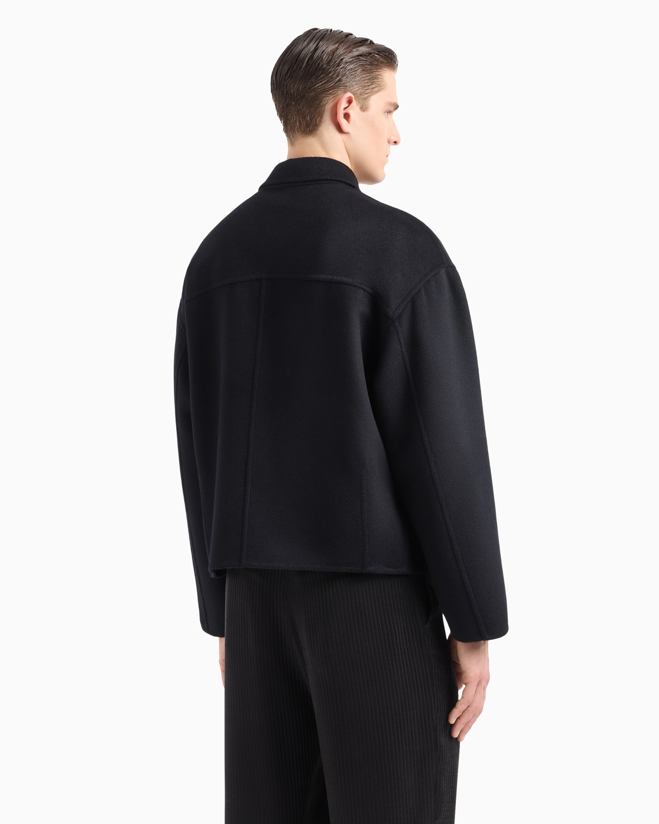 Blouson en tissu de cachemire double Diapositive 2