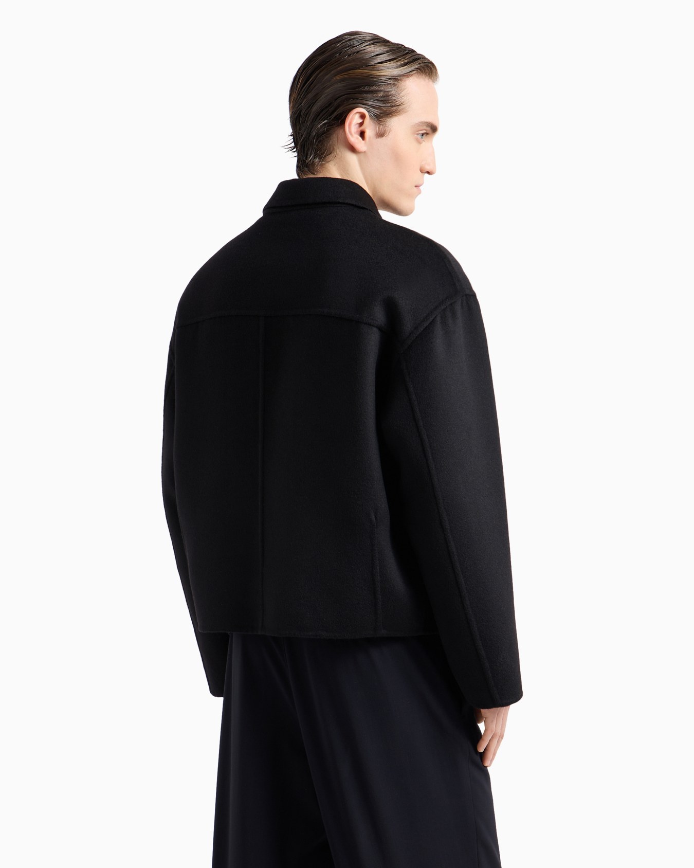 Blouson en tissu de cachemire double Diapositive 2